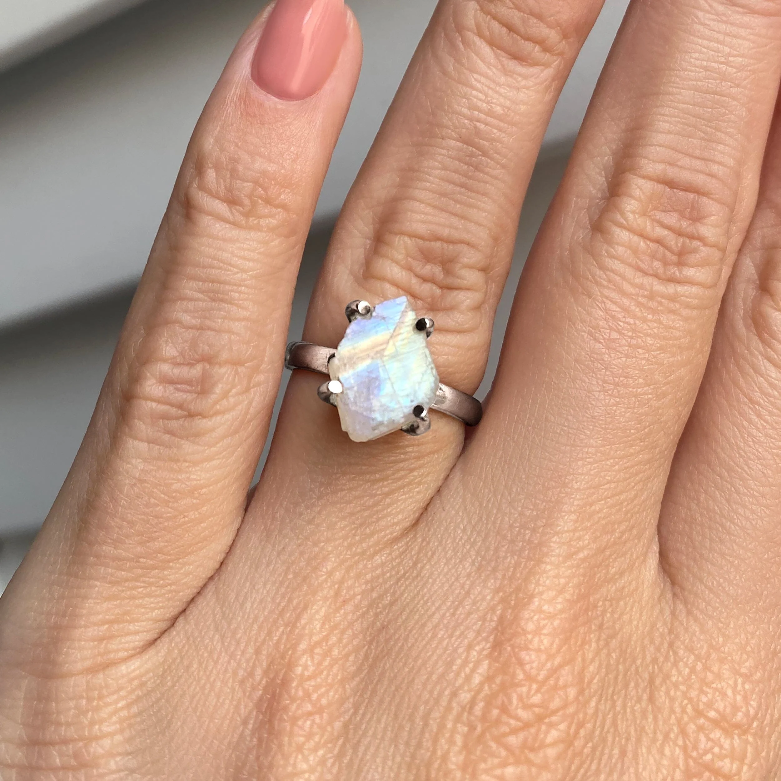 Raw Crystal Ring - Raw Crystal Moonstone - Image 21