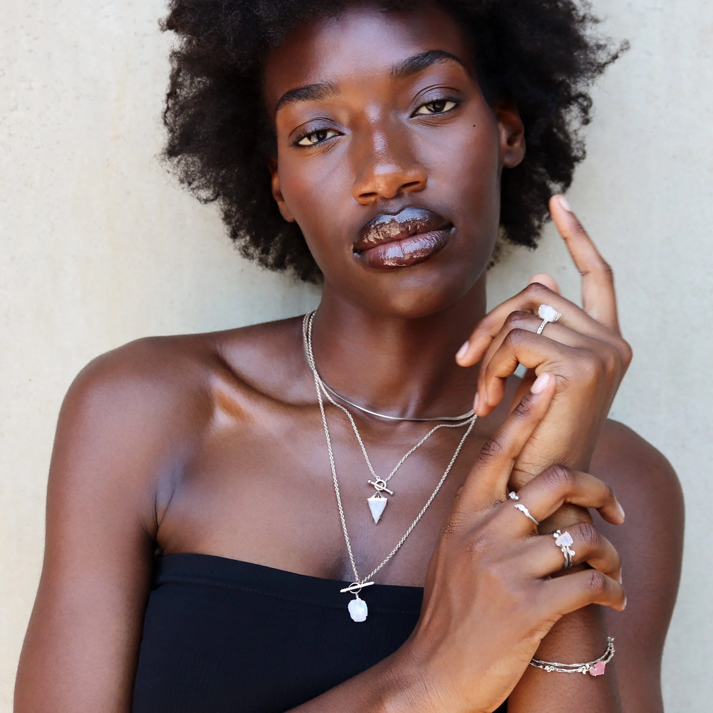 Raw Crystal Ring - Ritzy Moonstone - Image 11