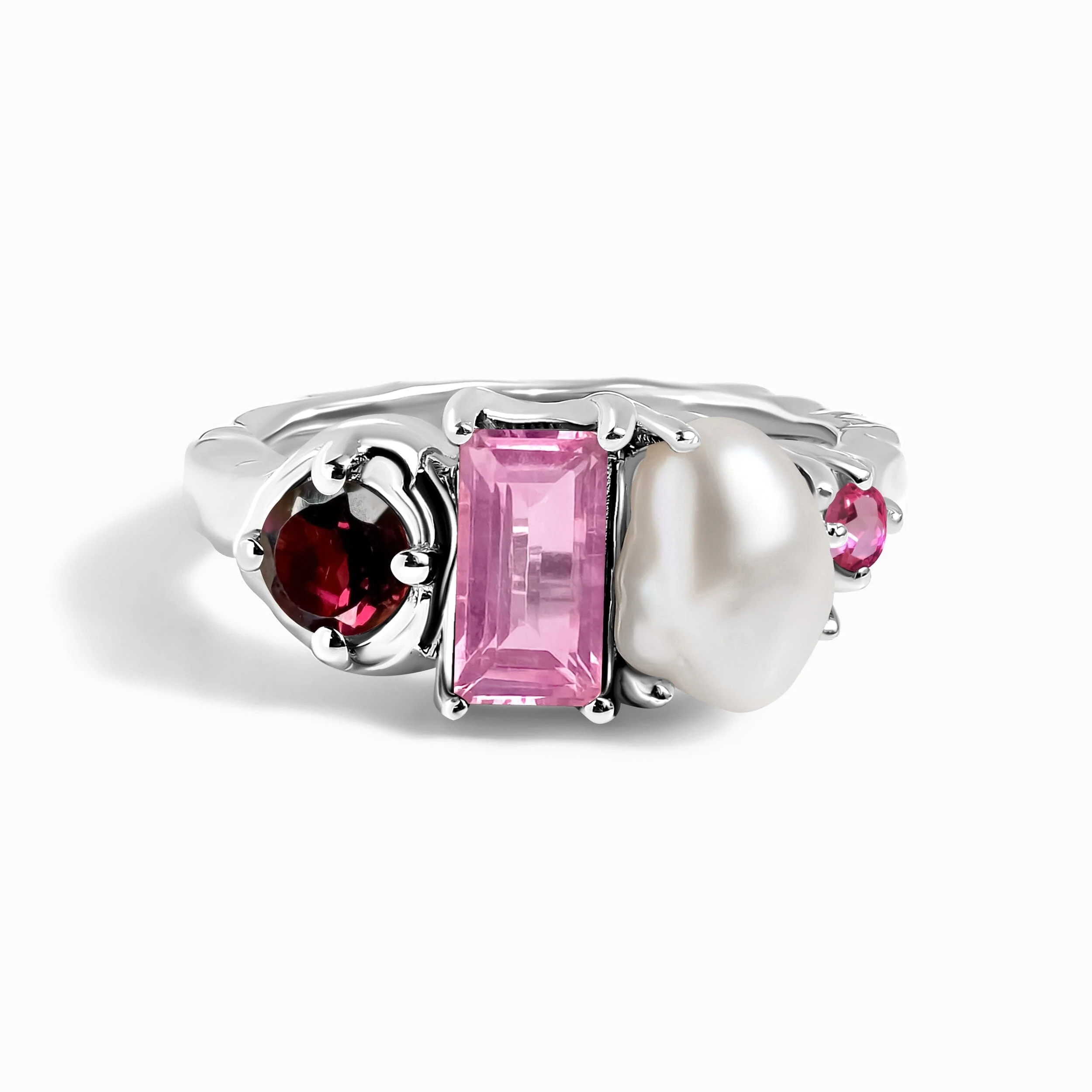 Rhodolite Garnet Treasure & Magma Band Set - Image 12