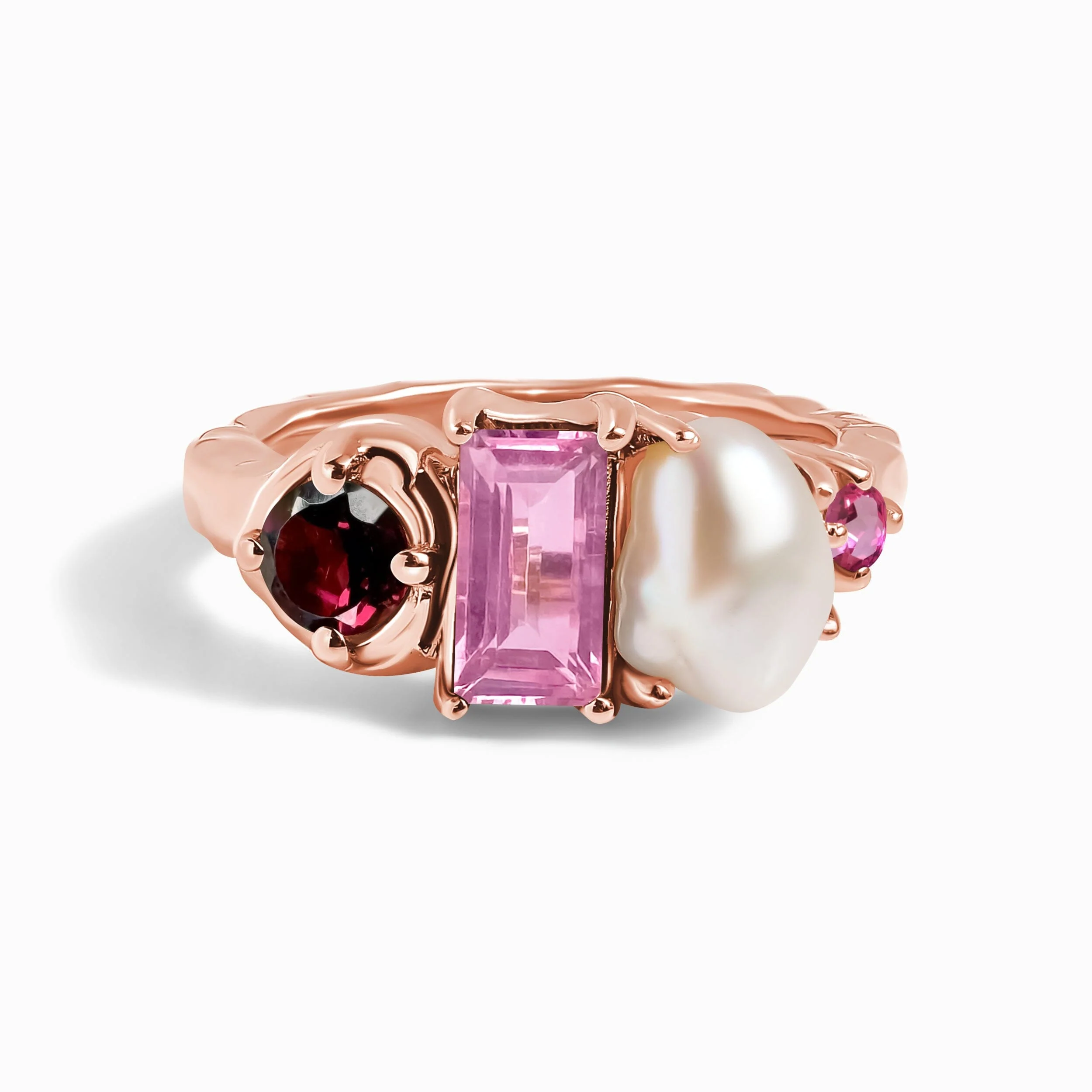 Rhodolite Garnet Treasure & Magma Band Set - Image 13