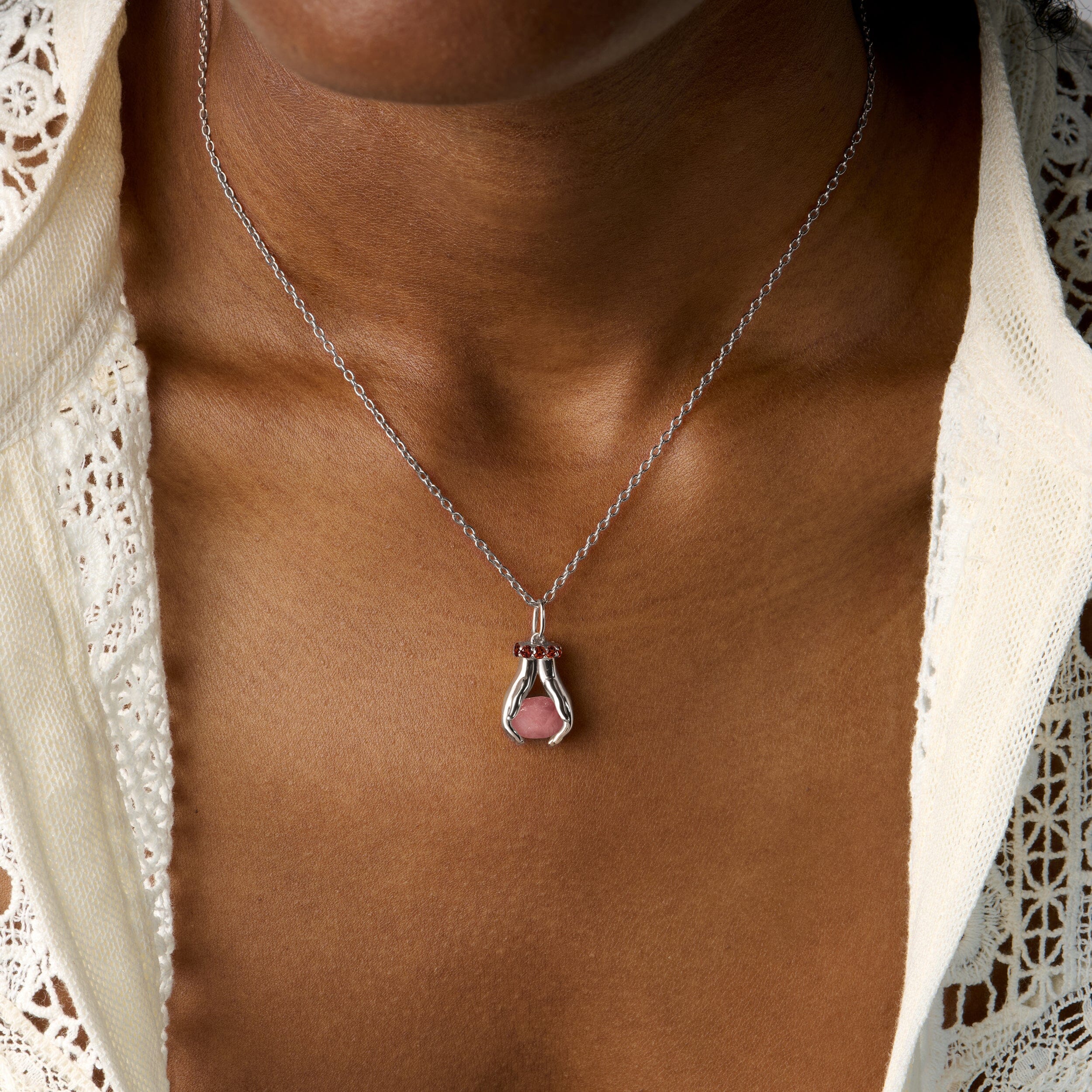 Rose Quartz Garnet - Hold The Energy - Passion - Image 2
