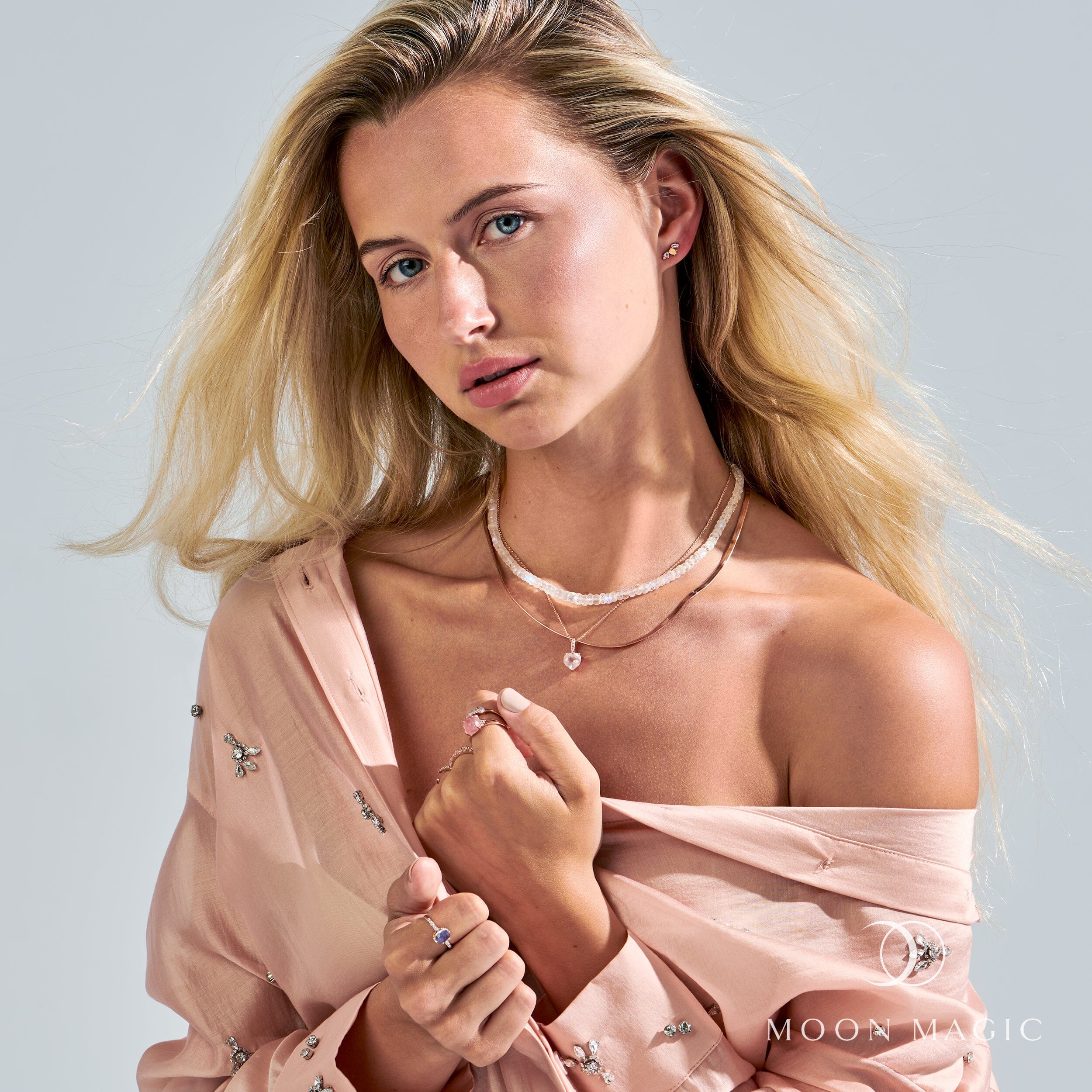 Rose Quartz Necklace - By Your Side - Image 11