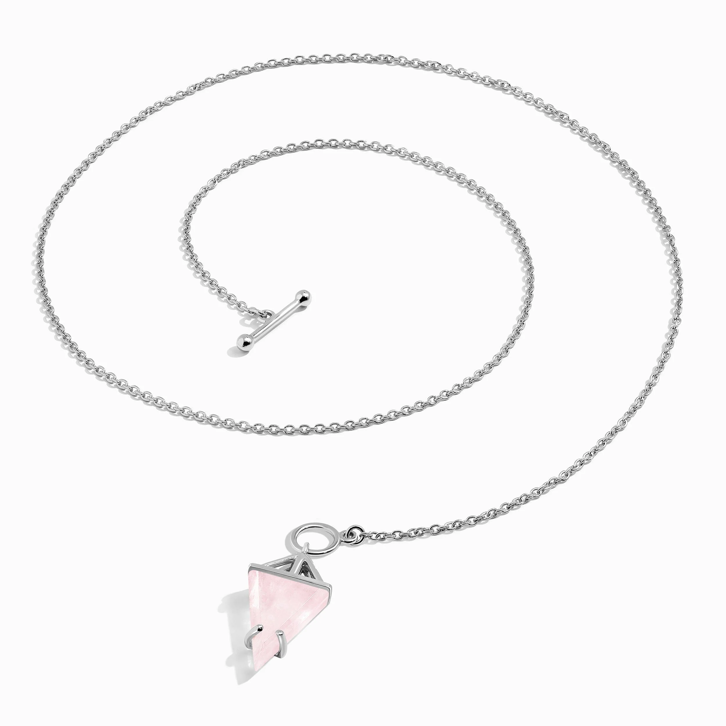 Rose Quartz Necklace - Heroine T-Lock - Image 24