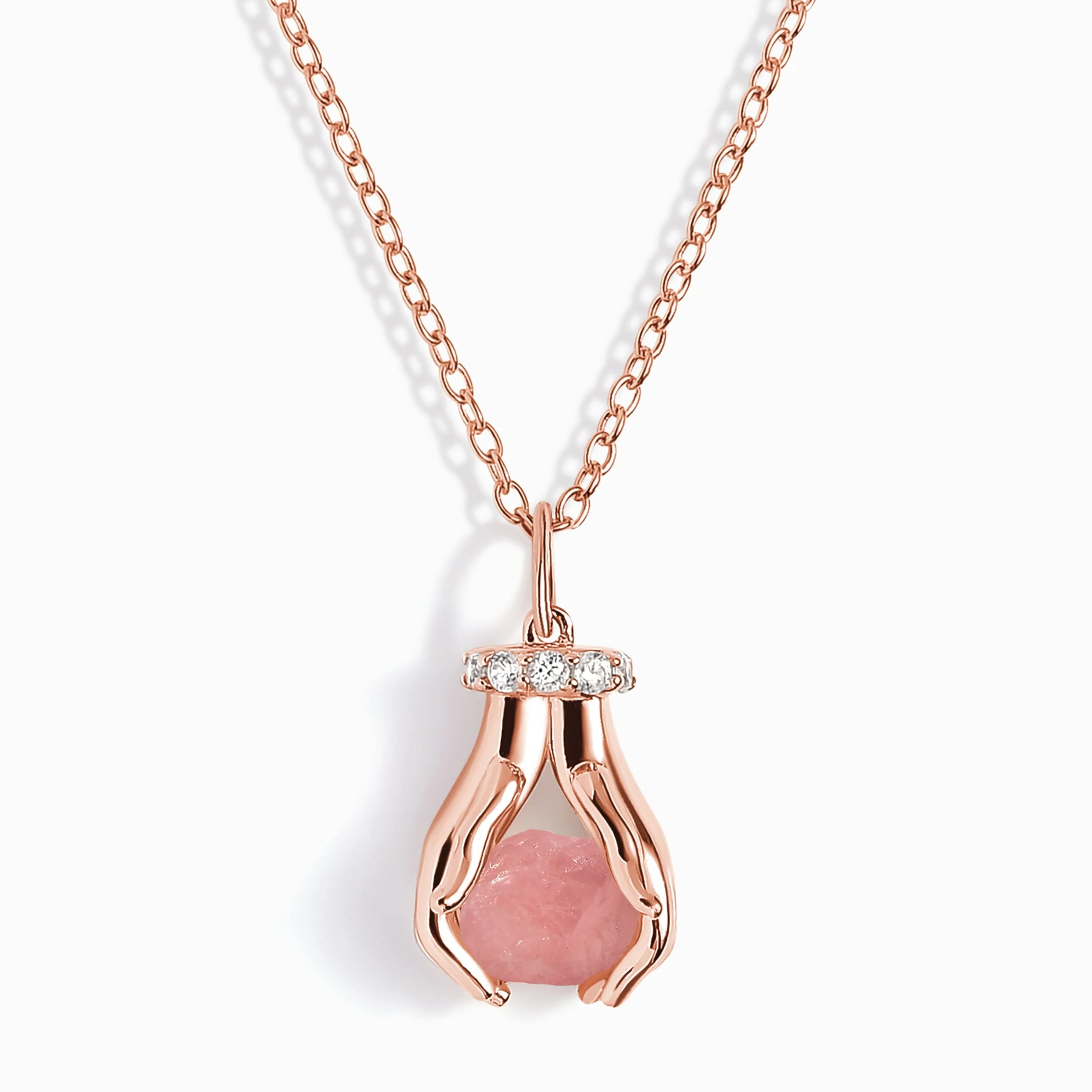 Rose Quartz Necklace - Hold The Energy - Love - Image 6