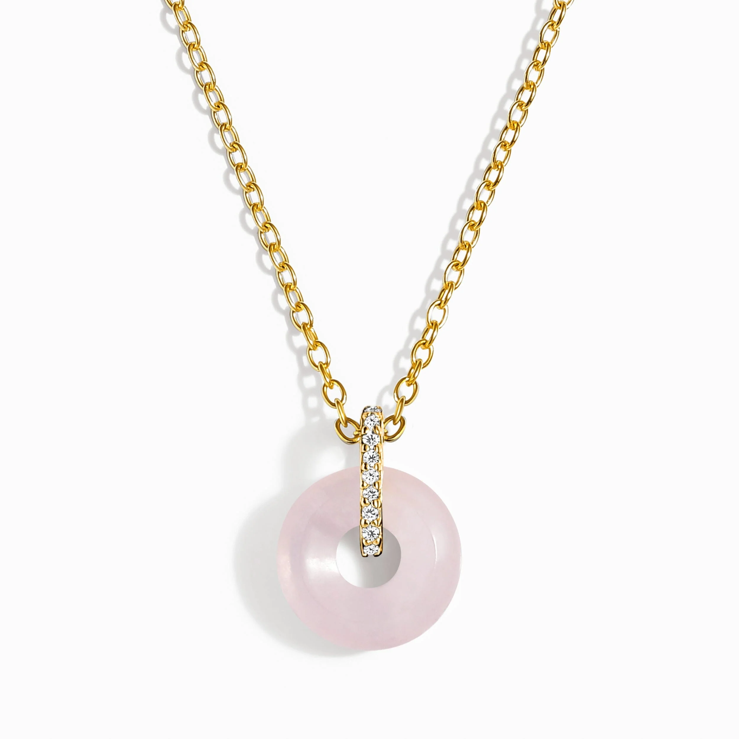 Rose Quartz Necklace - Liora - Image 5