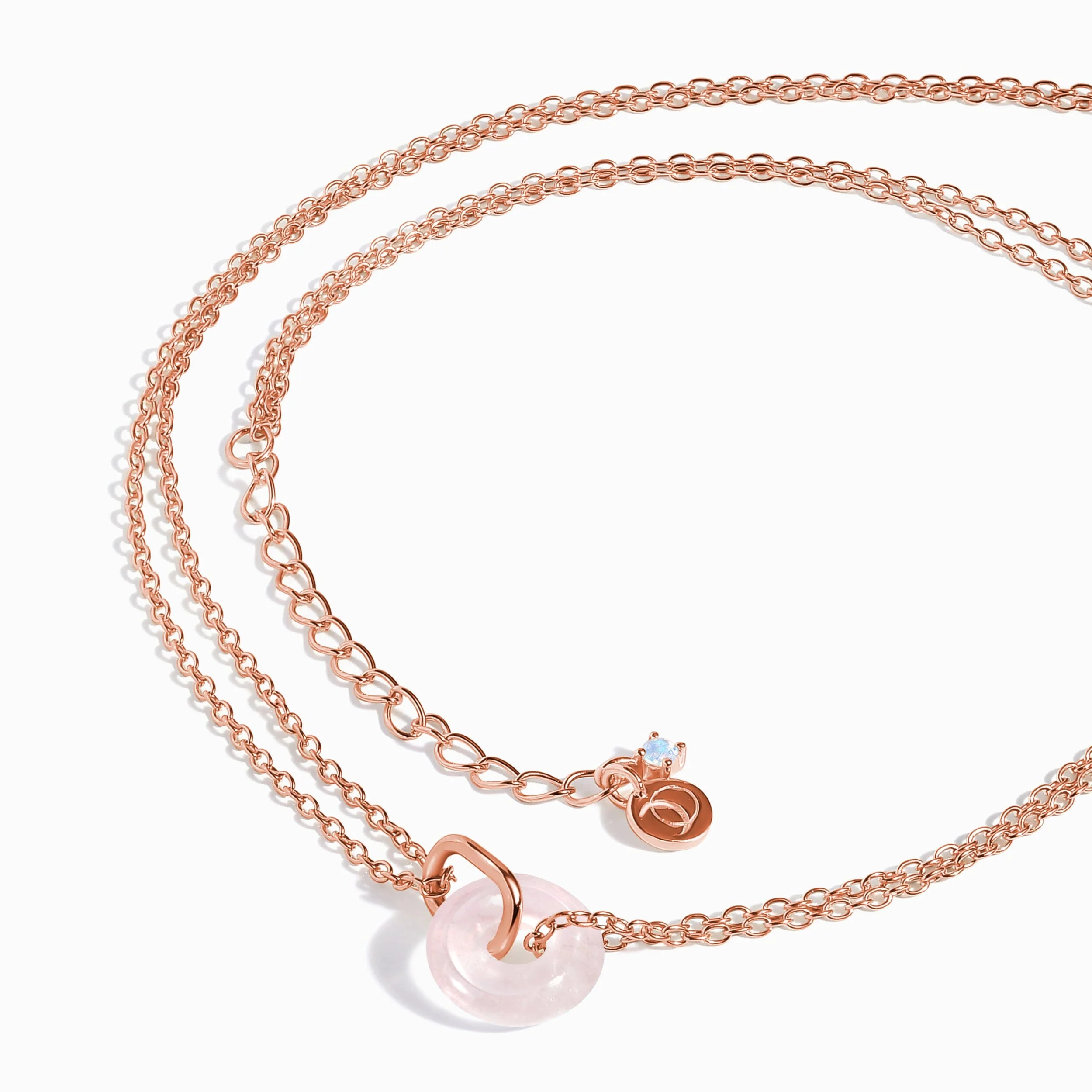 Rose Quartz Necklace - Ora - Image 13