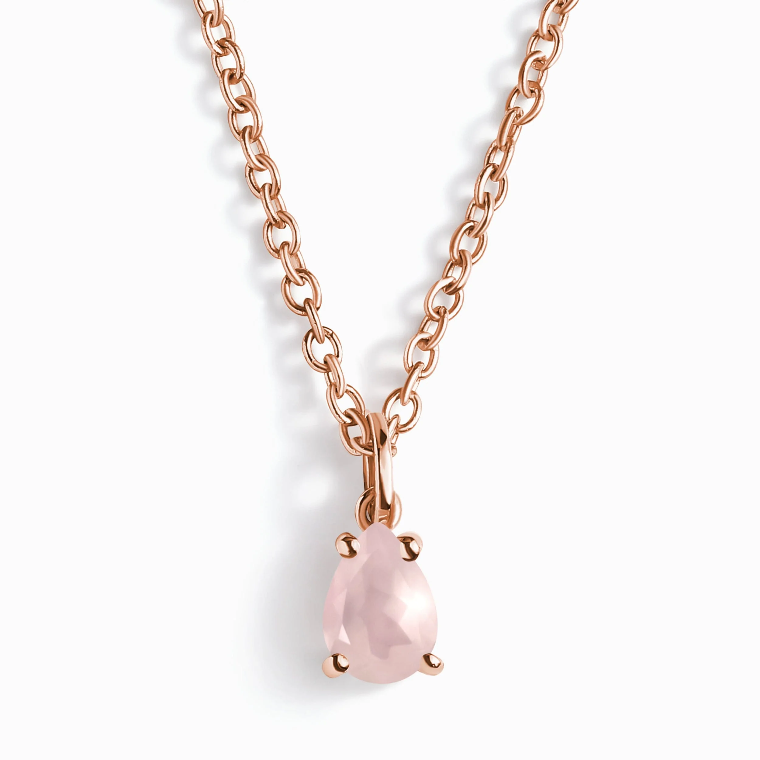 Rose Quartz Necklace - Worthiness - Image 3