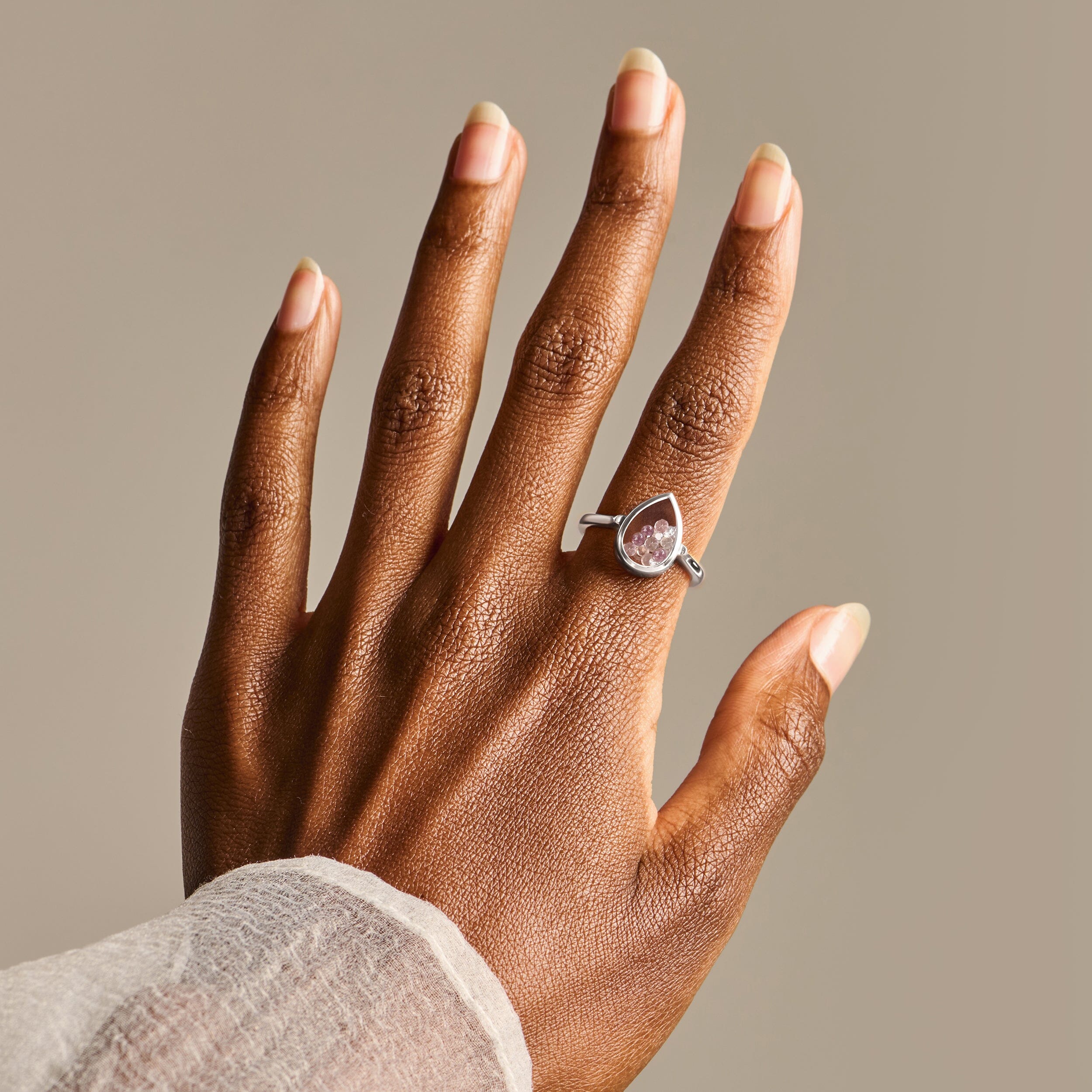 Rose Quartz Rhodolite Ring - Gem Glide - Image 10
