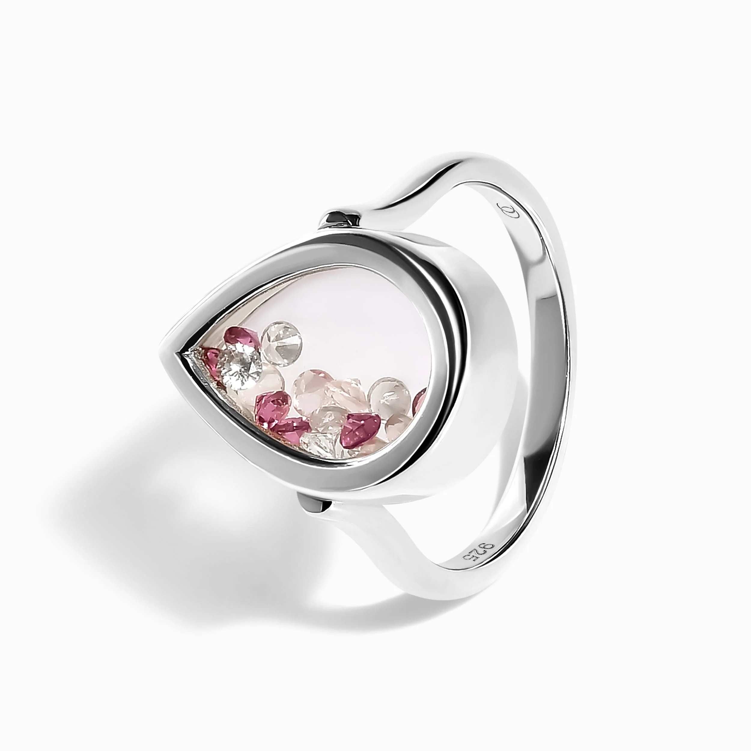 Rose Quartz Rhodolite Ring - Gem Glide - Image 11