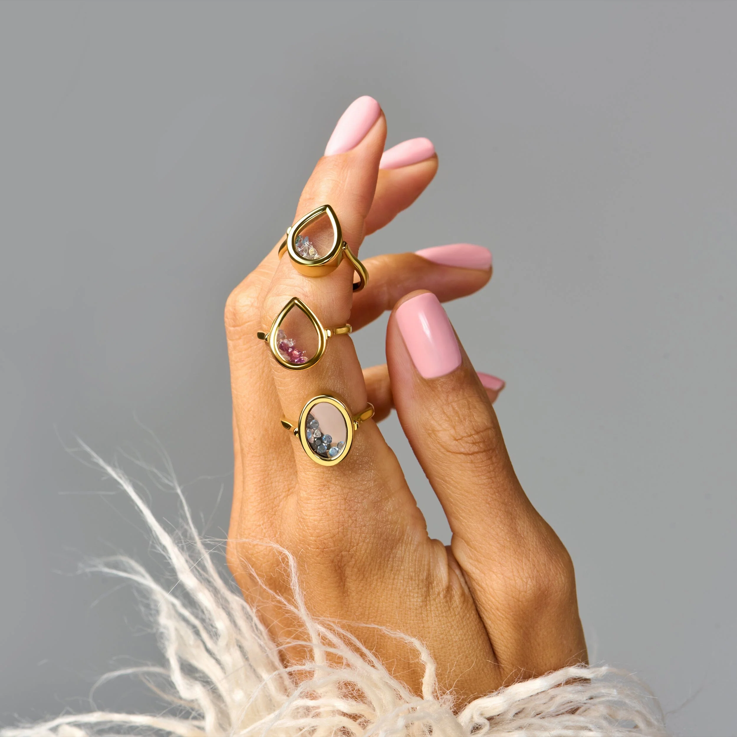 Rose Quartz Rhodolite Ring - Gem Glide - Image 17