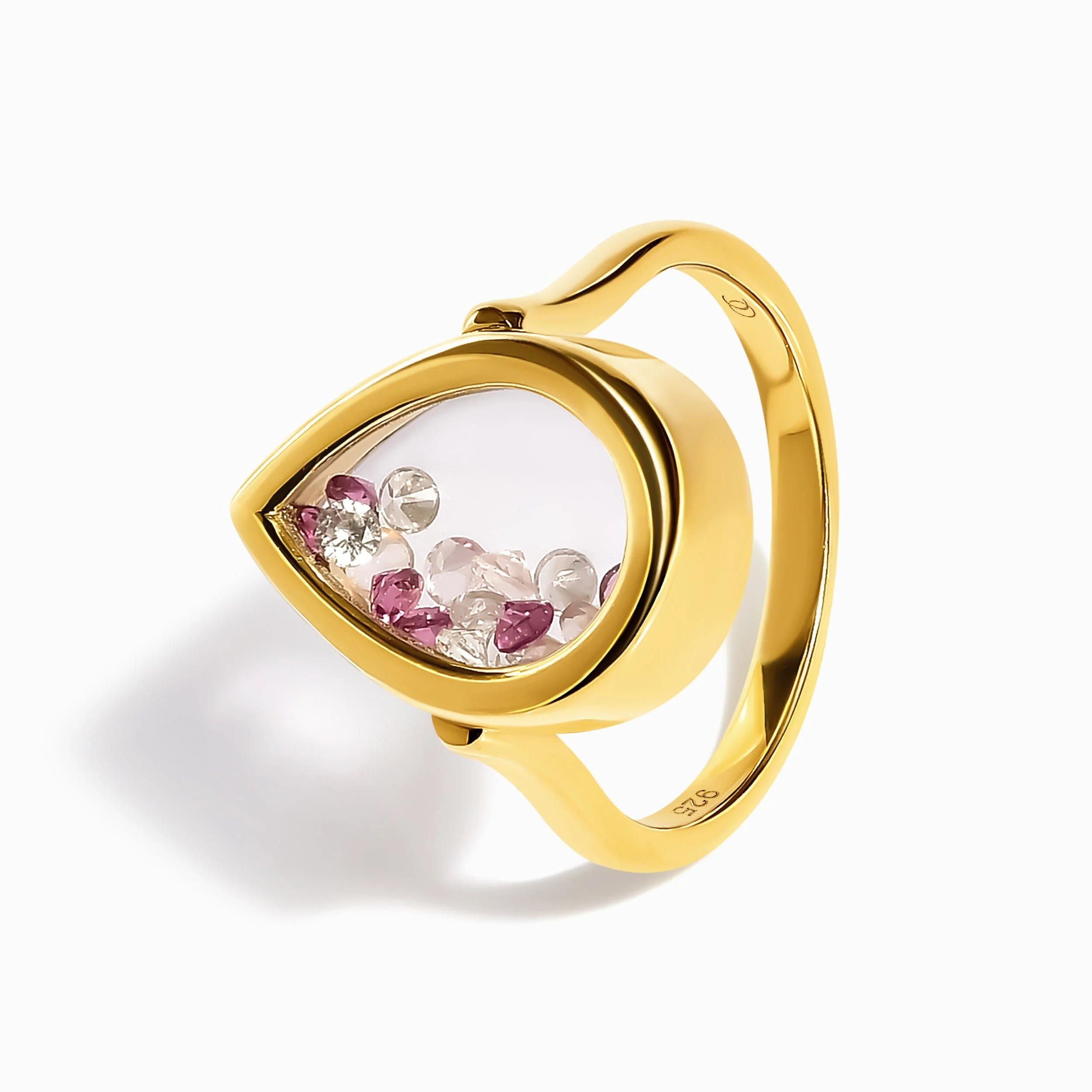Rose Quartz Rhodolite Ring - Gem Glide - Image 18