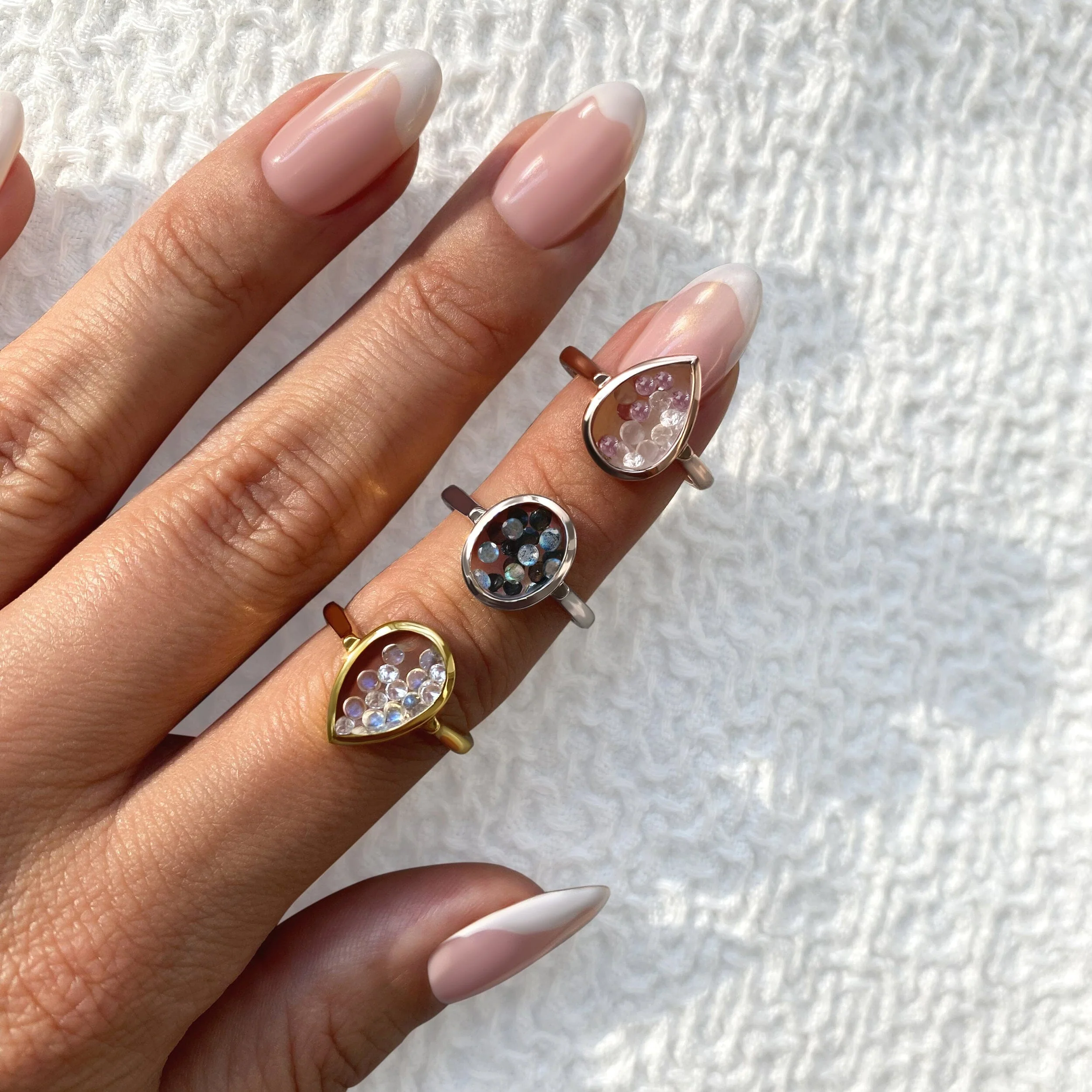 Rose Quartz Rhodolite Ring - Gem Glide - Image 24