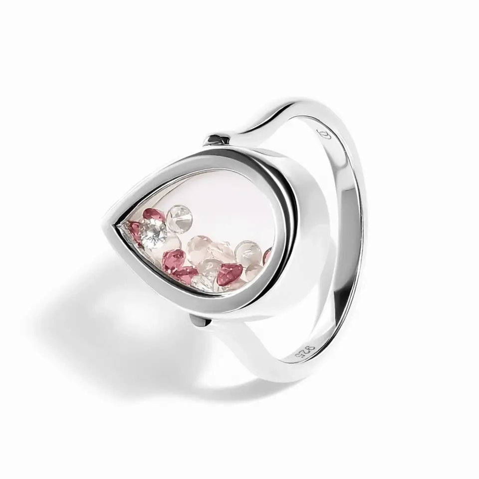 Rose Quartz Rhodolite Ring - Gem Glide - Image 3