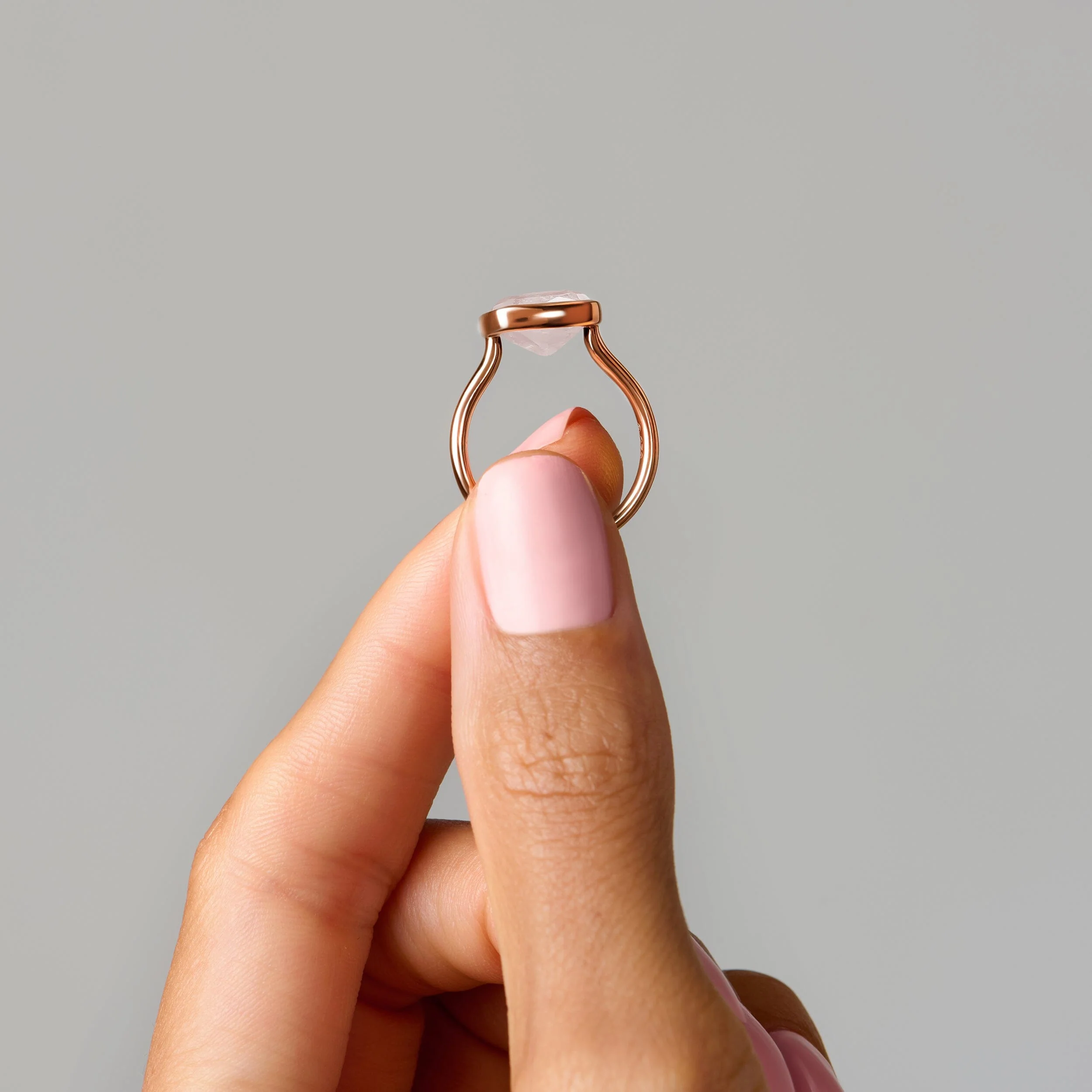 Rose Quartz Skin Touch Ring - Feel the Love - Image 17