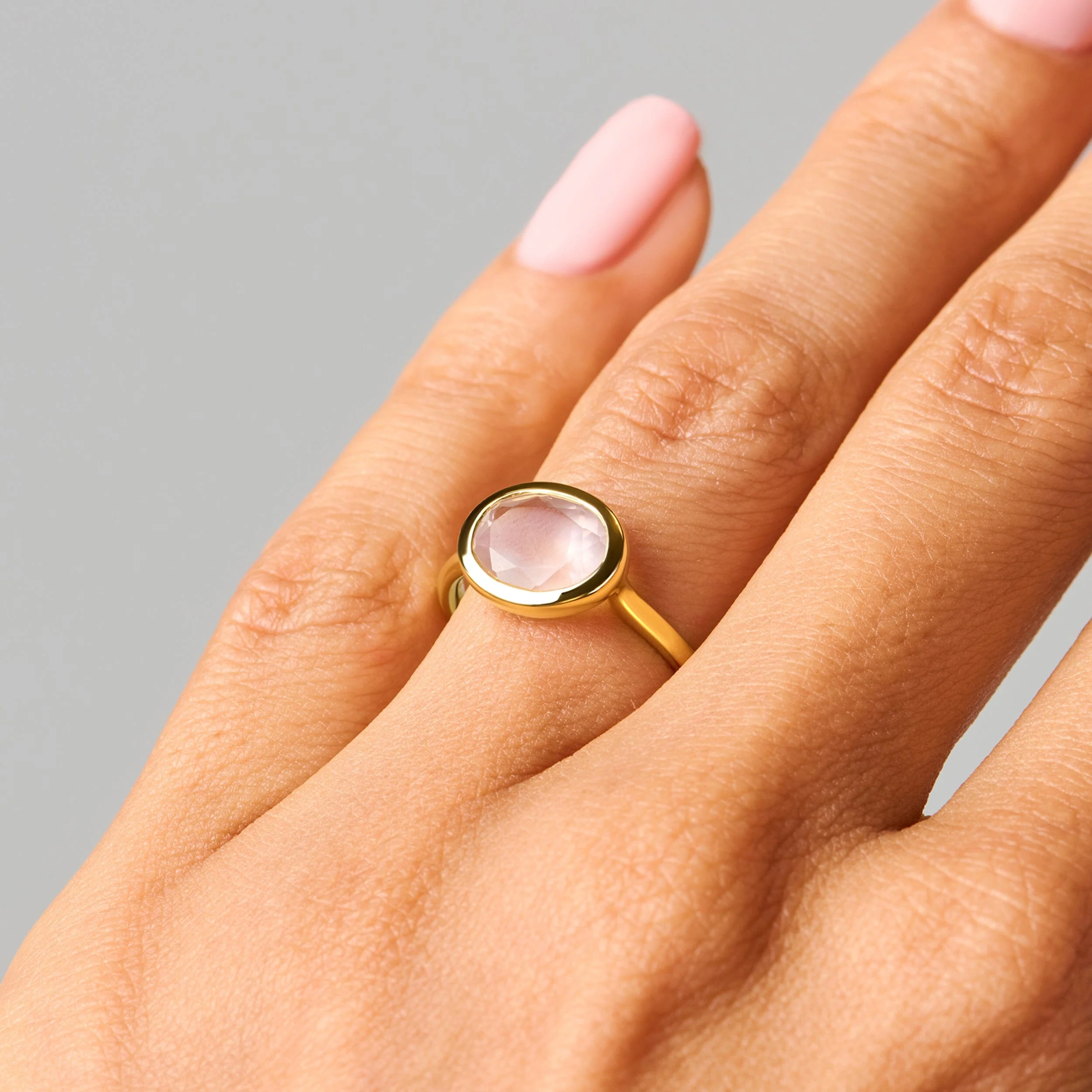 Rose Quartz Skin Touch Ring - Feel the Love - Image 21