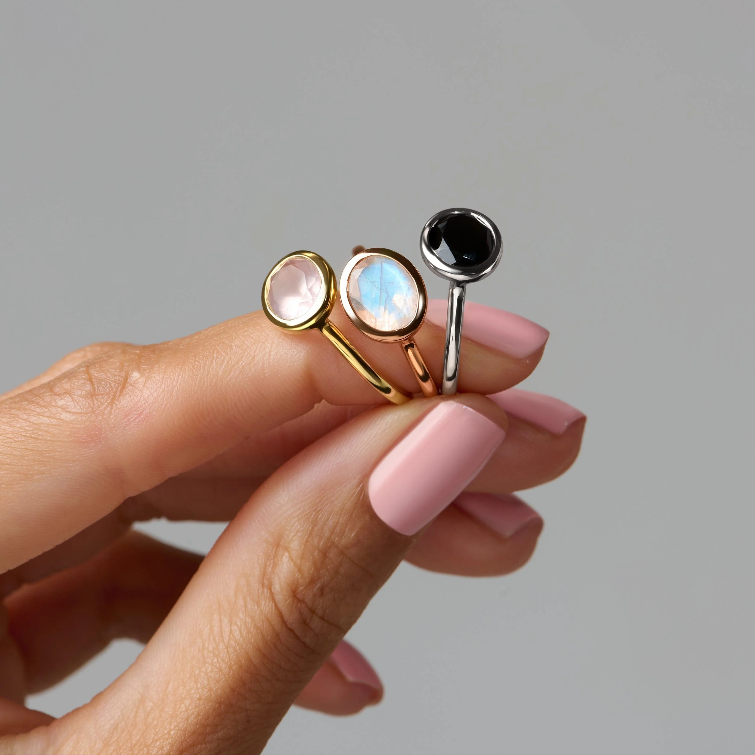 Black Obsidian Skin Touch Ring - Feel the Strength - Image 23