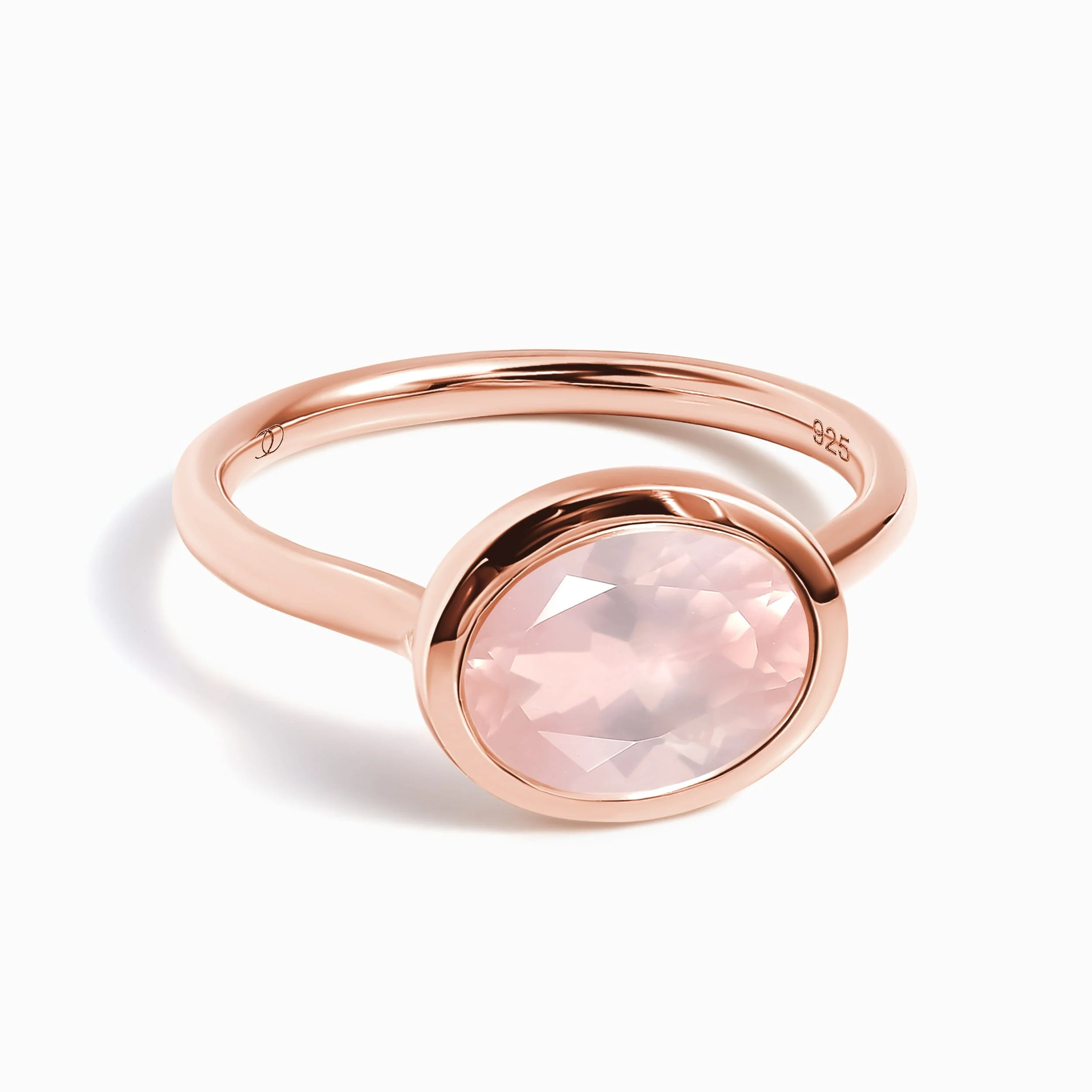 Rose Quartz Skin Touch Ring - Feel the Love - Image 3