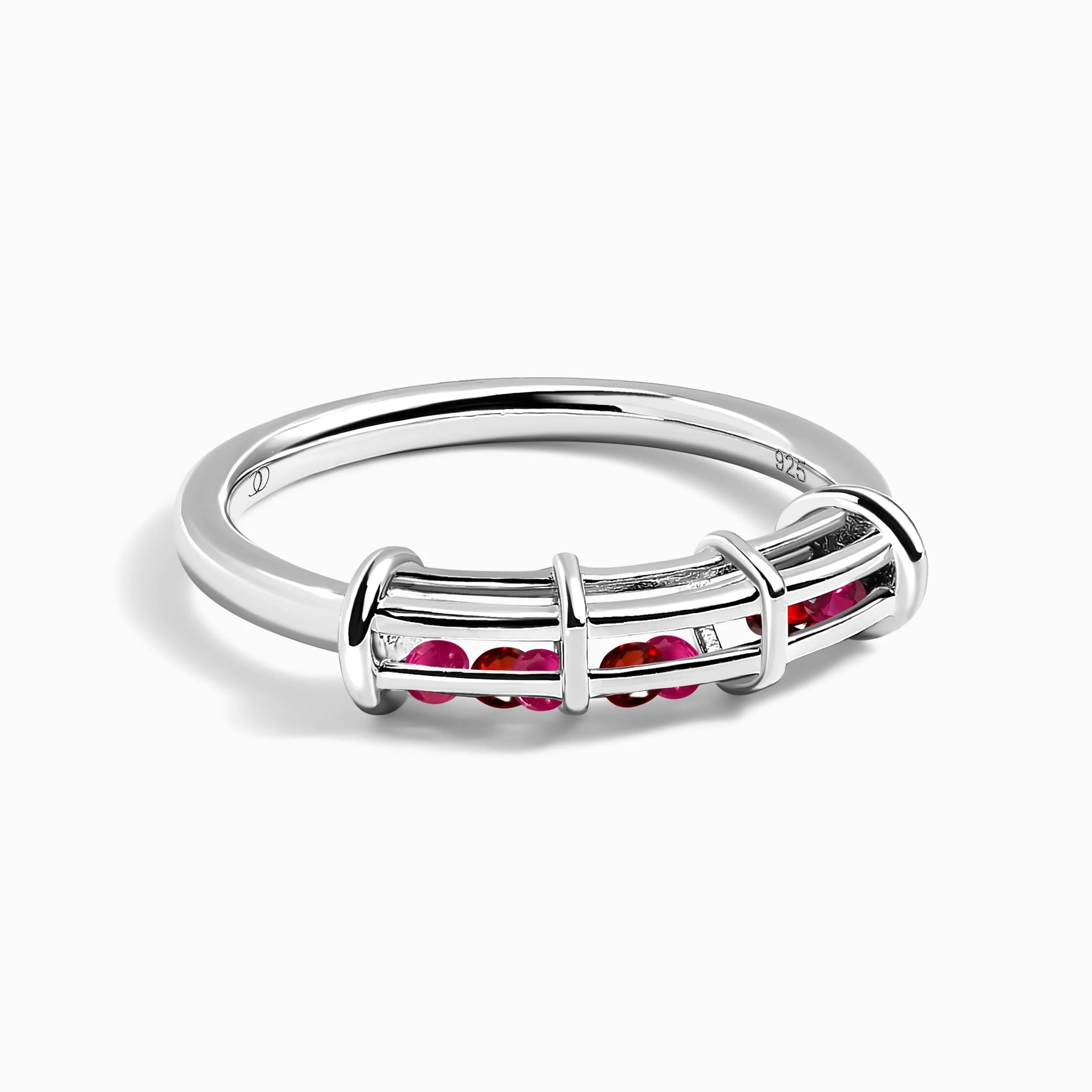 Ruby Garnet Fidget Ring - Motion Medicine