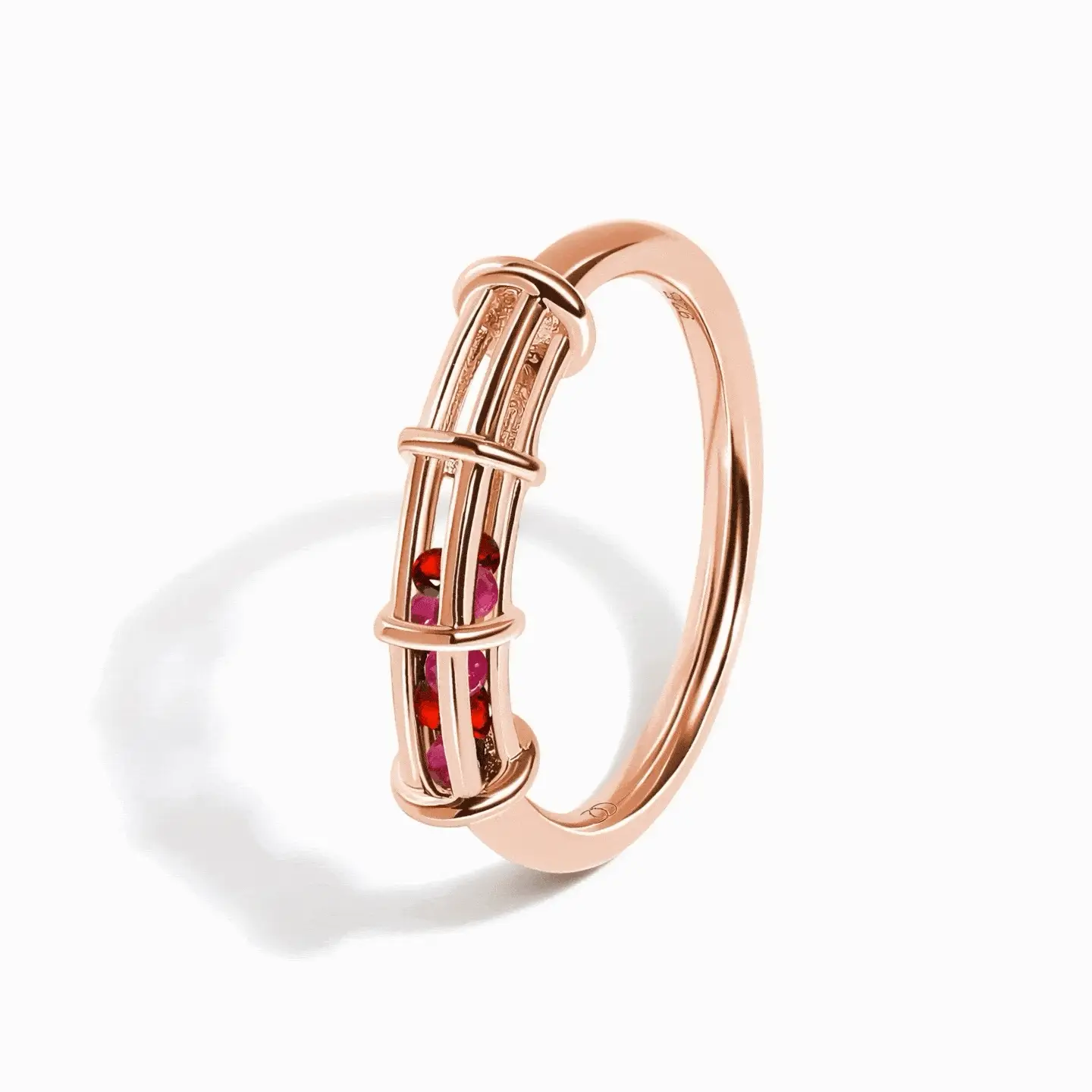 Ruby Garnet Fidget Ring - Motion Medicine - Image 10