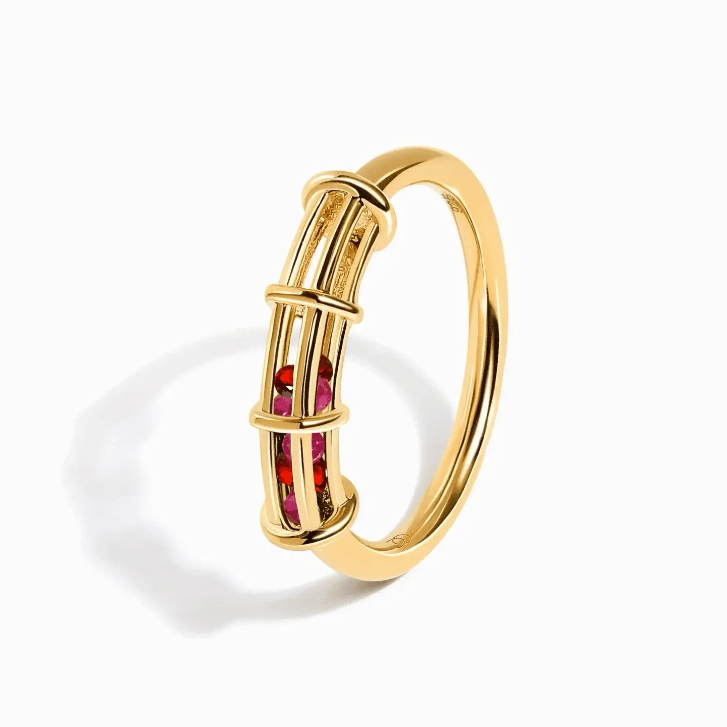 Ruby Garnet Fidget Ring - Motion Medicine - Image 11