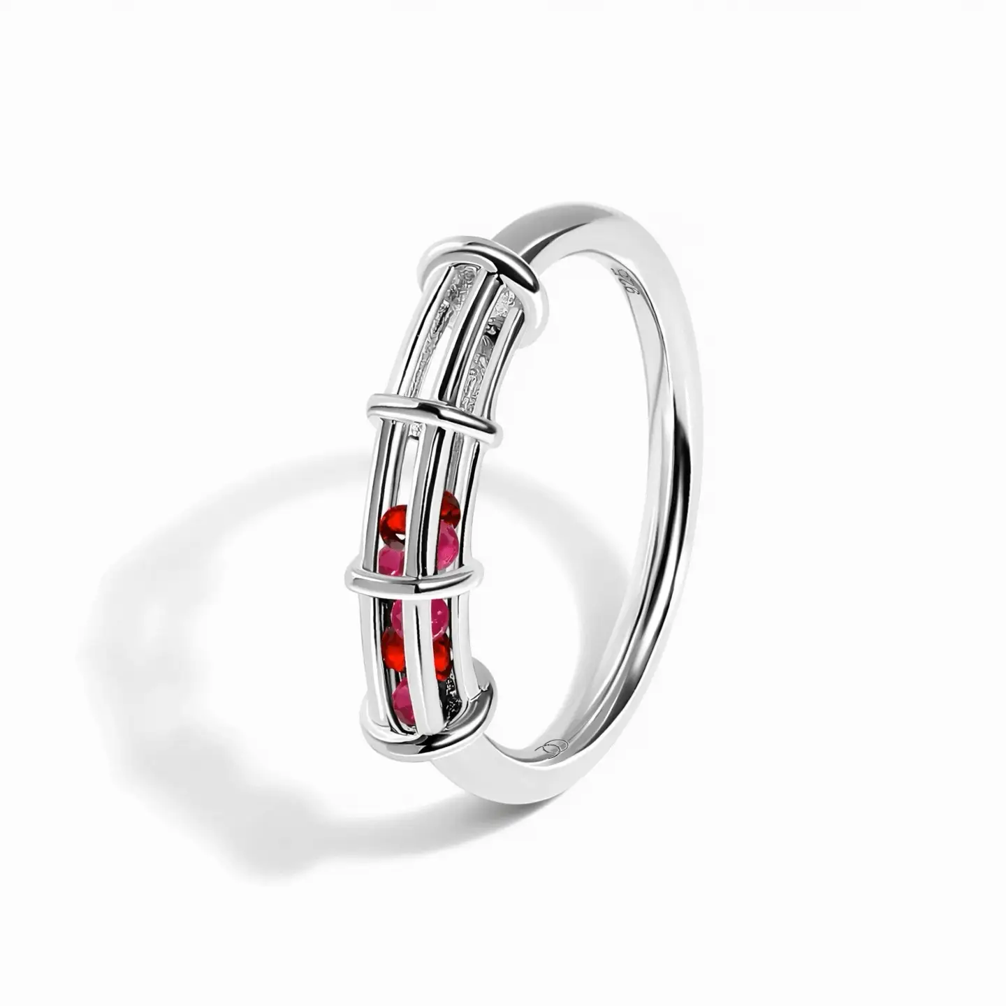 Ruby Garnet Fidget Ring - Motion Medicine - Image 9