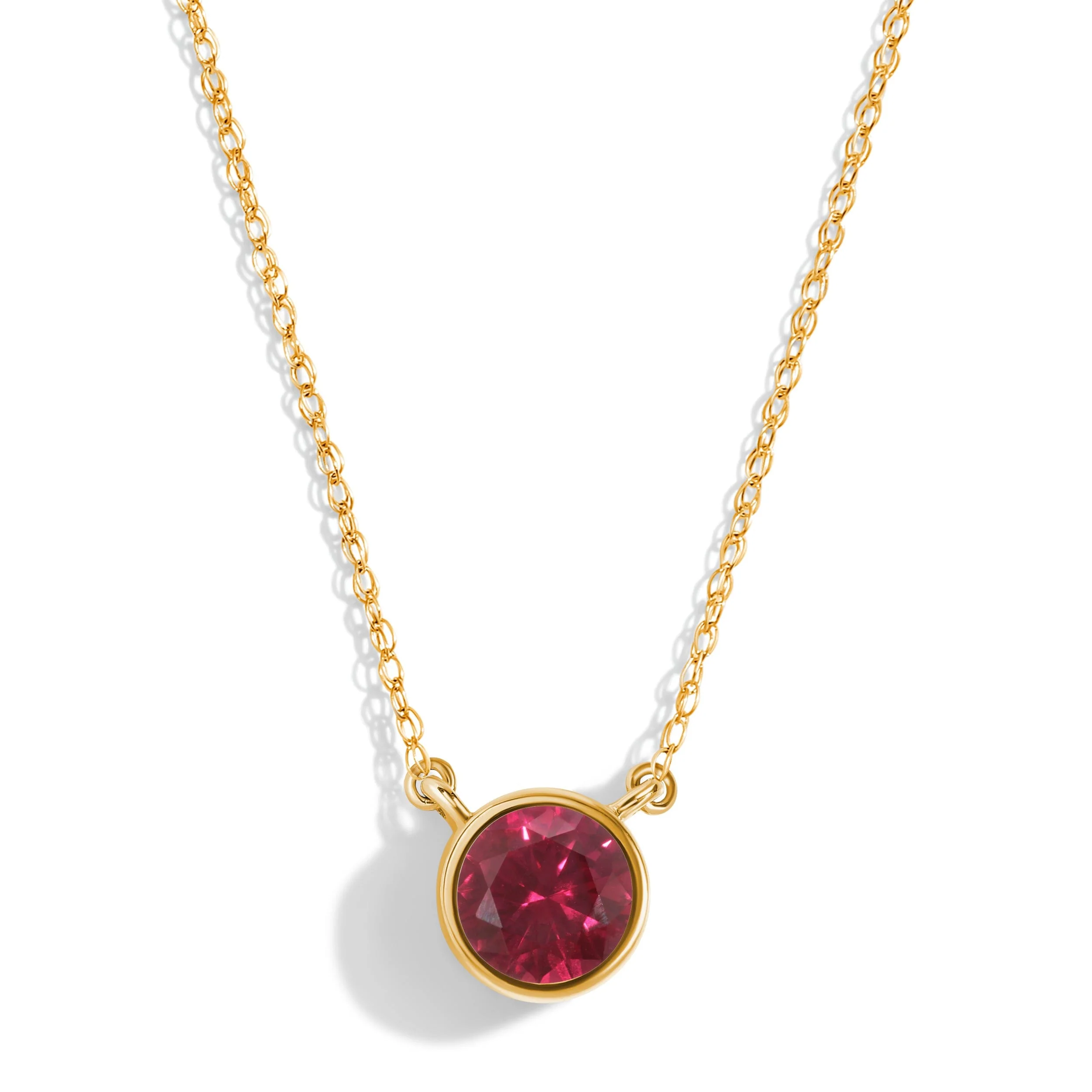 Ruby Necklace - Solitaire - Image 3