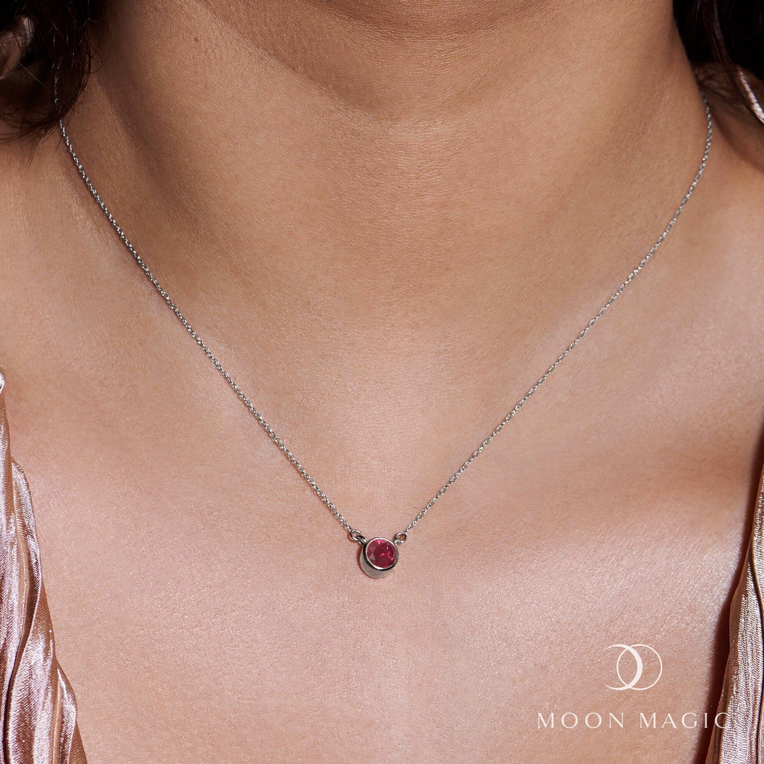 Ruby Necklace - Solitaire - Image 6