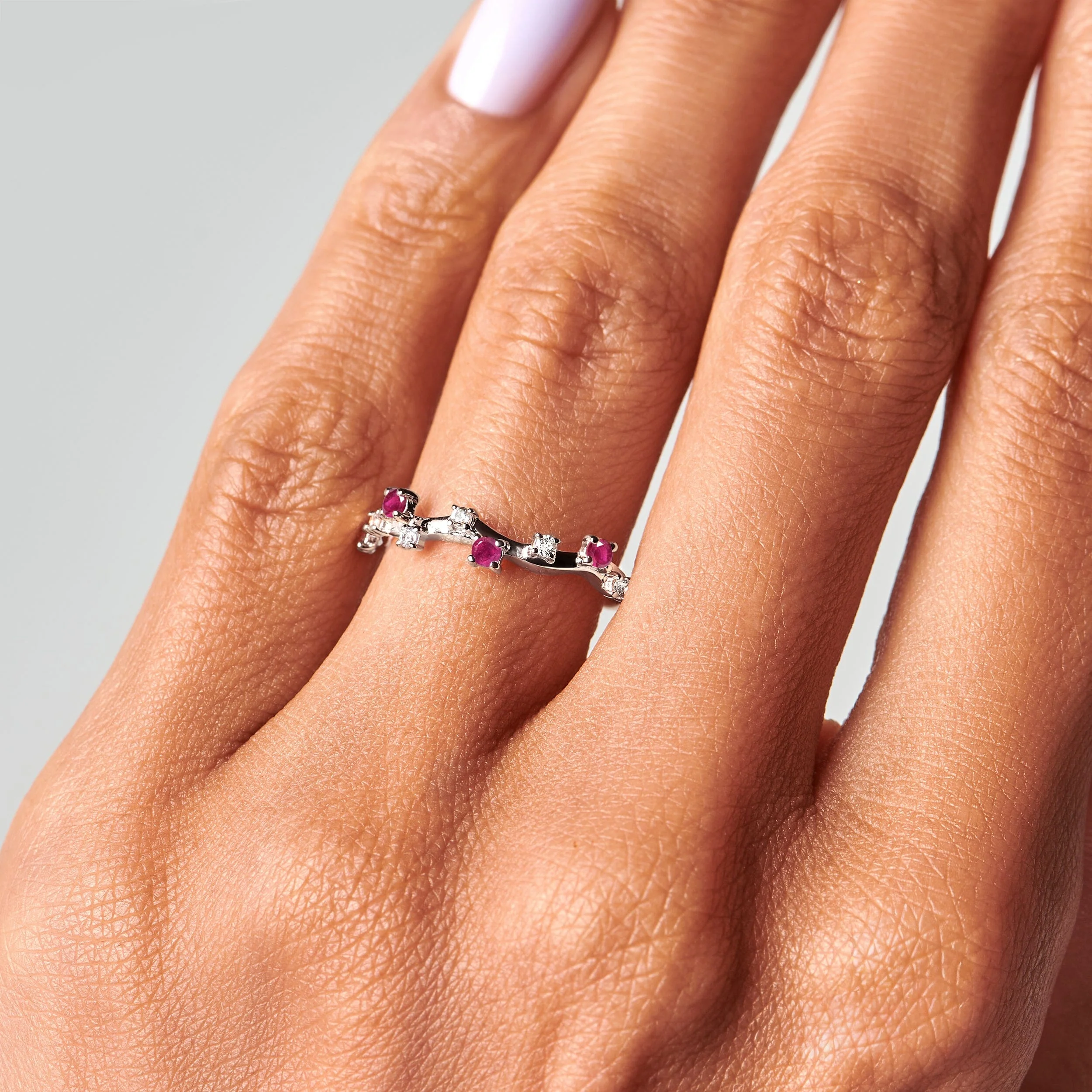 Ruby Ring - Stardust Band - Image 2