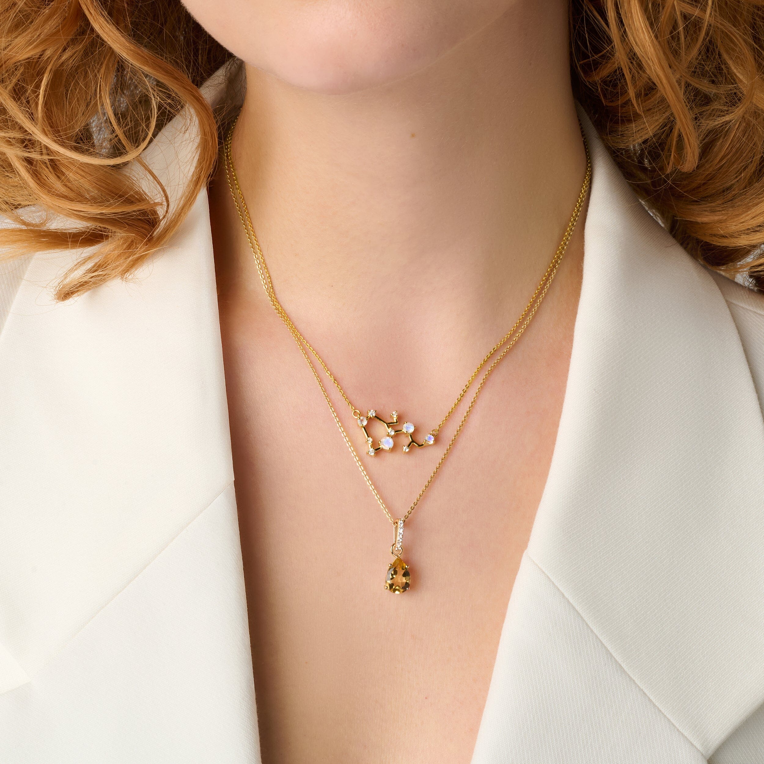 Sagittarius Zodiac & November Birthstone Necklaces - Image 6