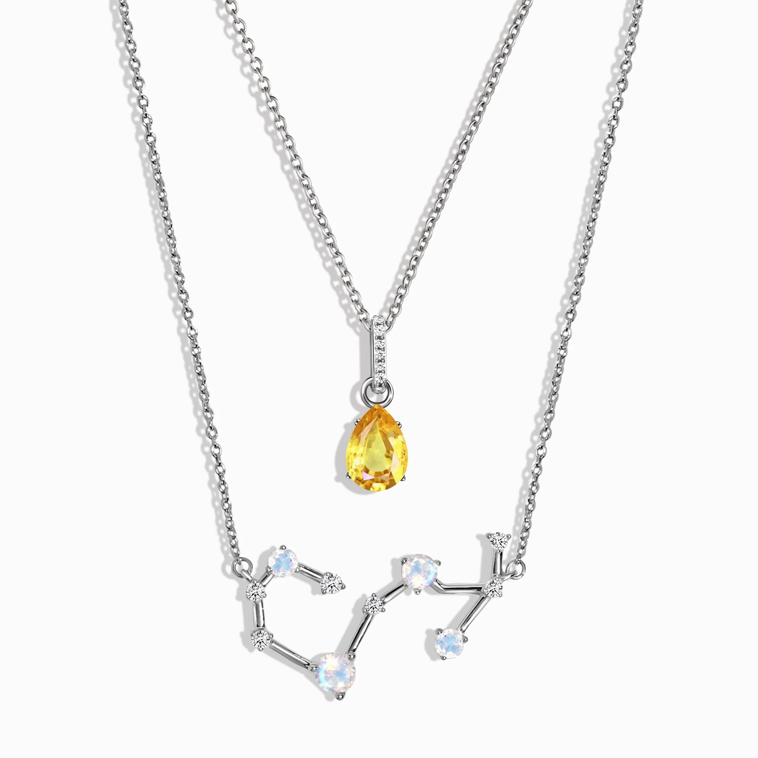 Scorpio Zodiac & November Birthstone Necklaces - Image 2
