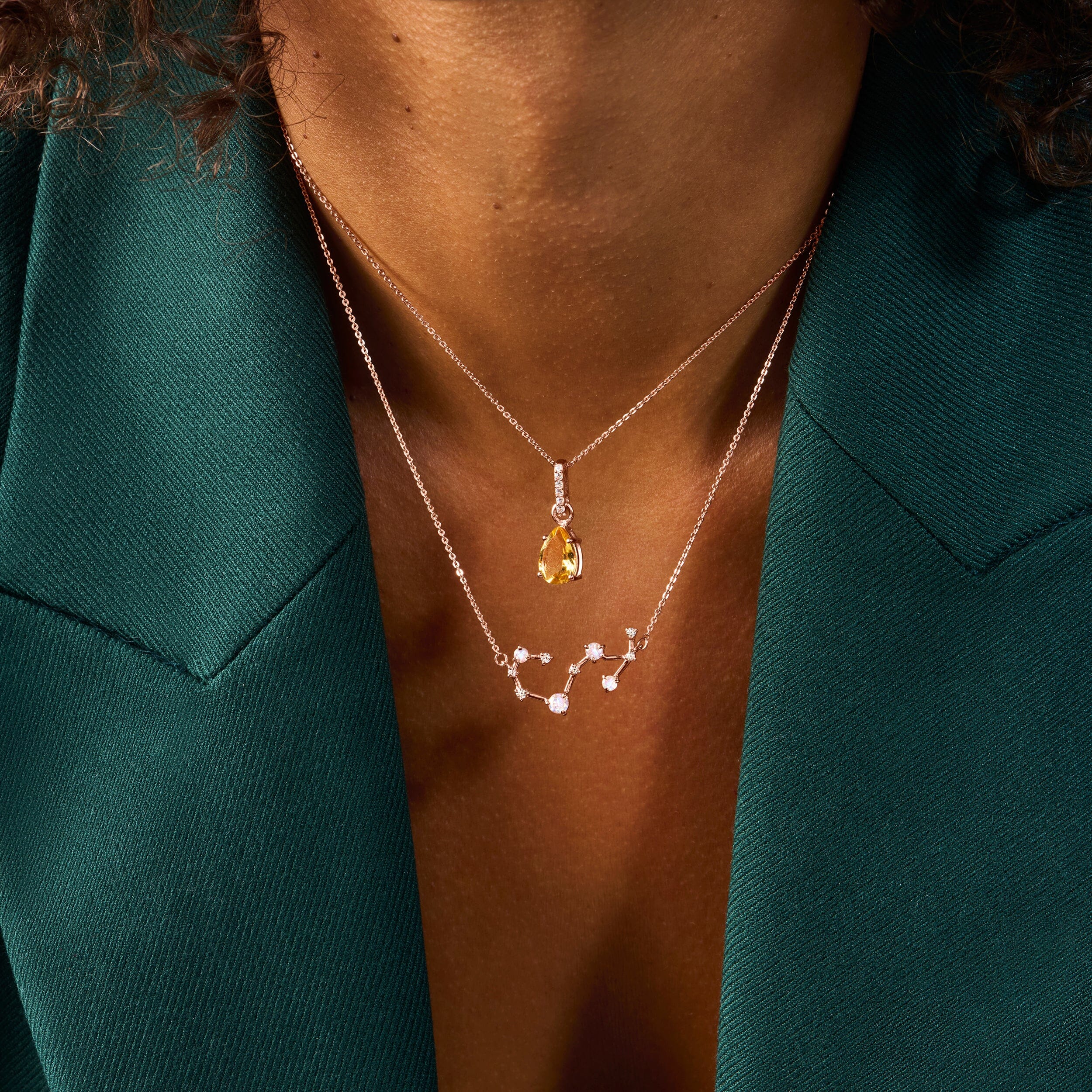 Scorpio Zodiac & November Birthstone Necklaces - Image 6