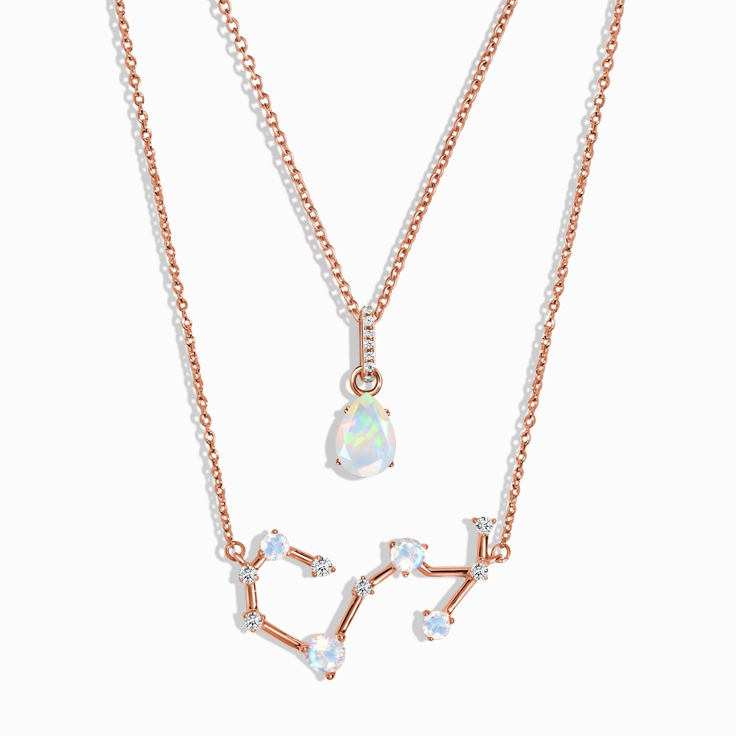 Scorpio Zodiac Constellation & October Birthstone Necklaces - Image 5