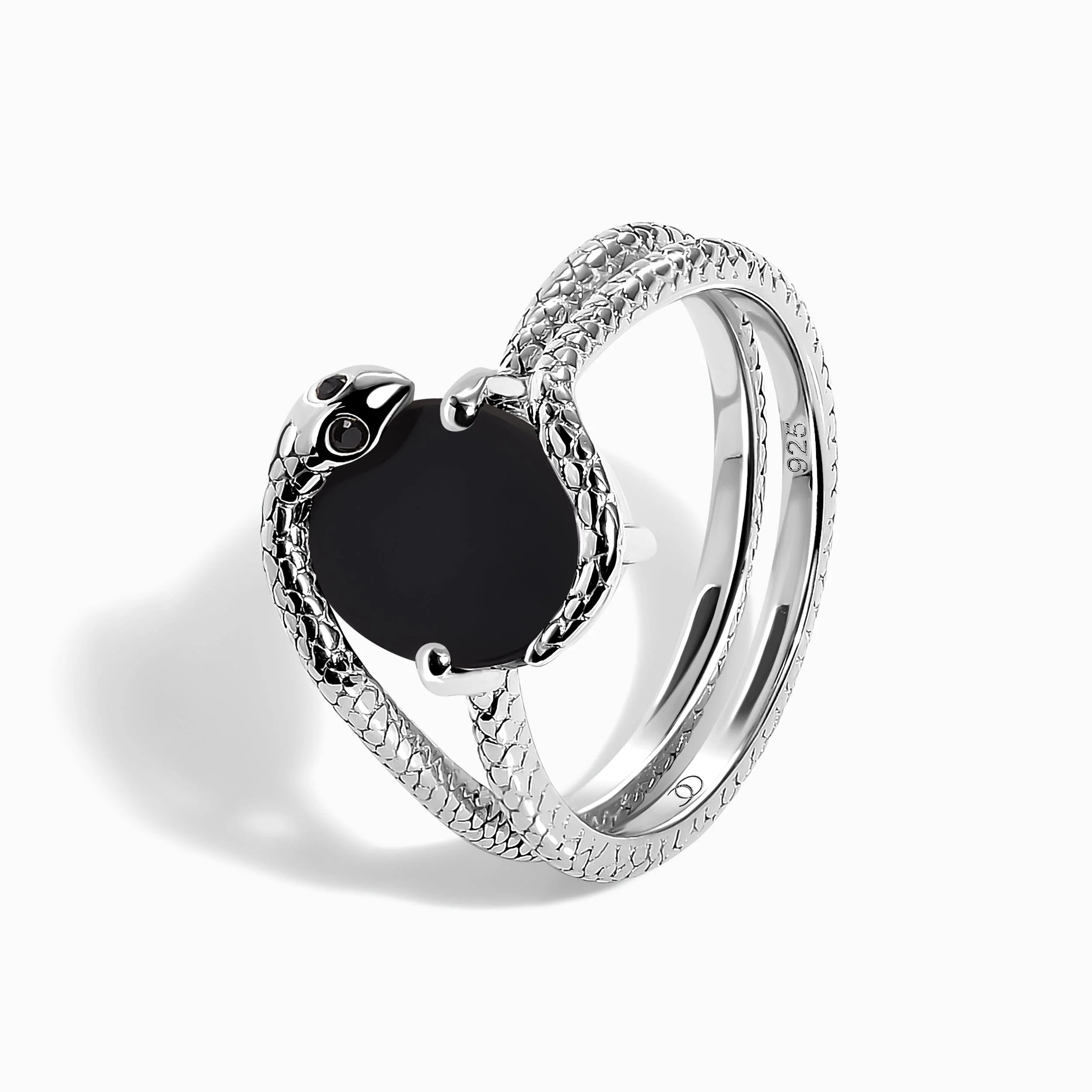 Black Onyx Ring - Serpent of Release - Image 8
