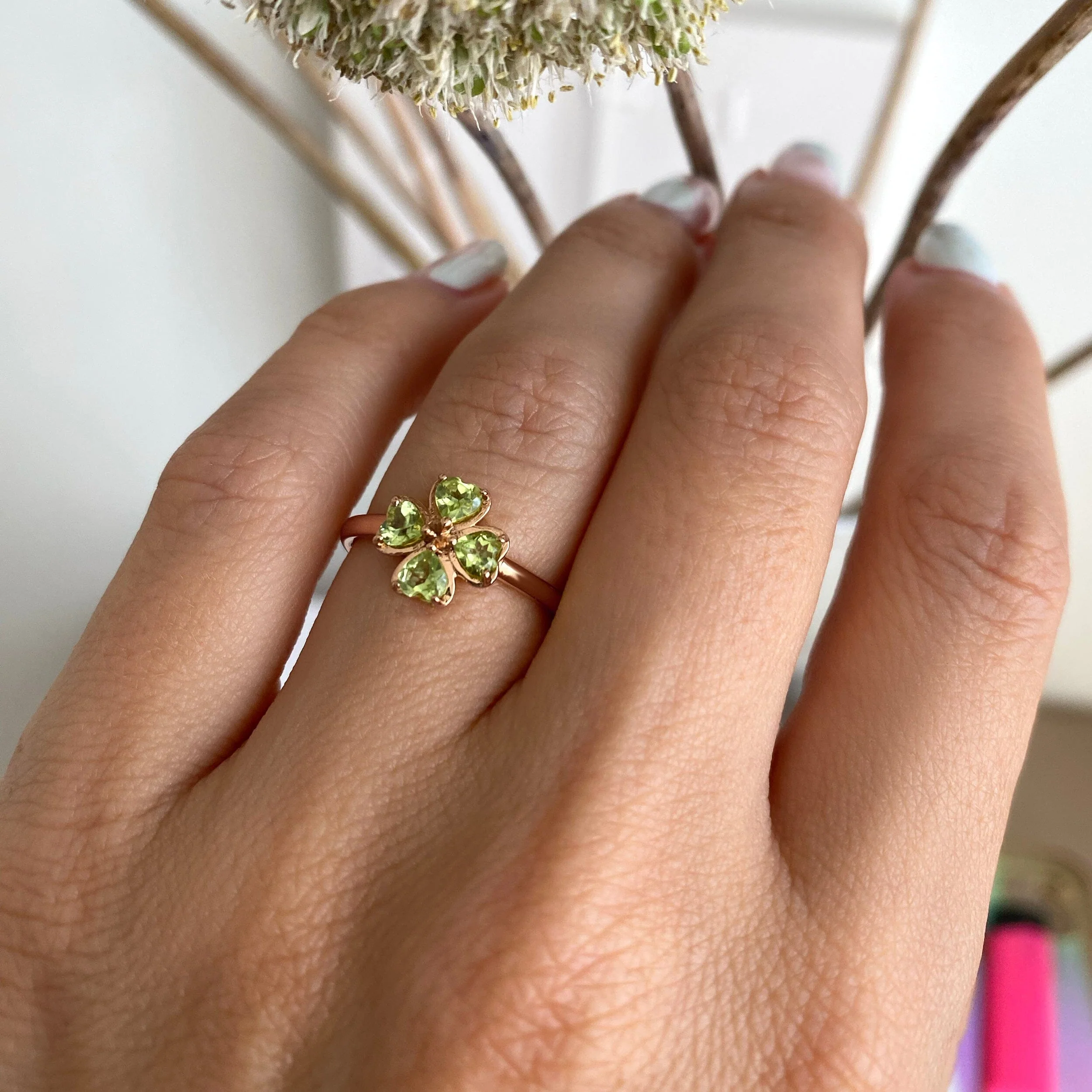Shamrock Ring - Peridot - Image 14