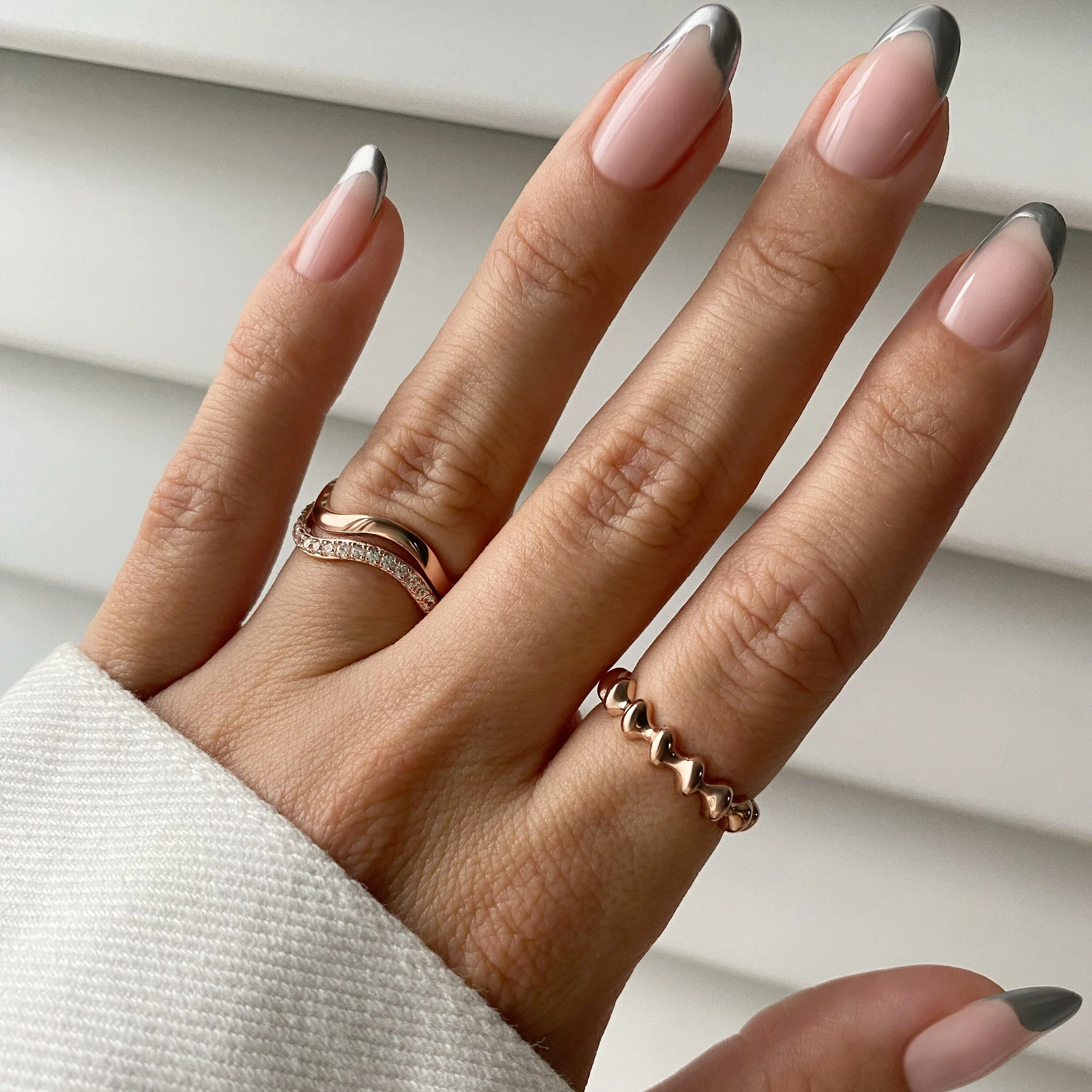 Stackable Ring Band - Waves - Image 17