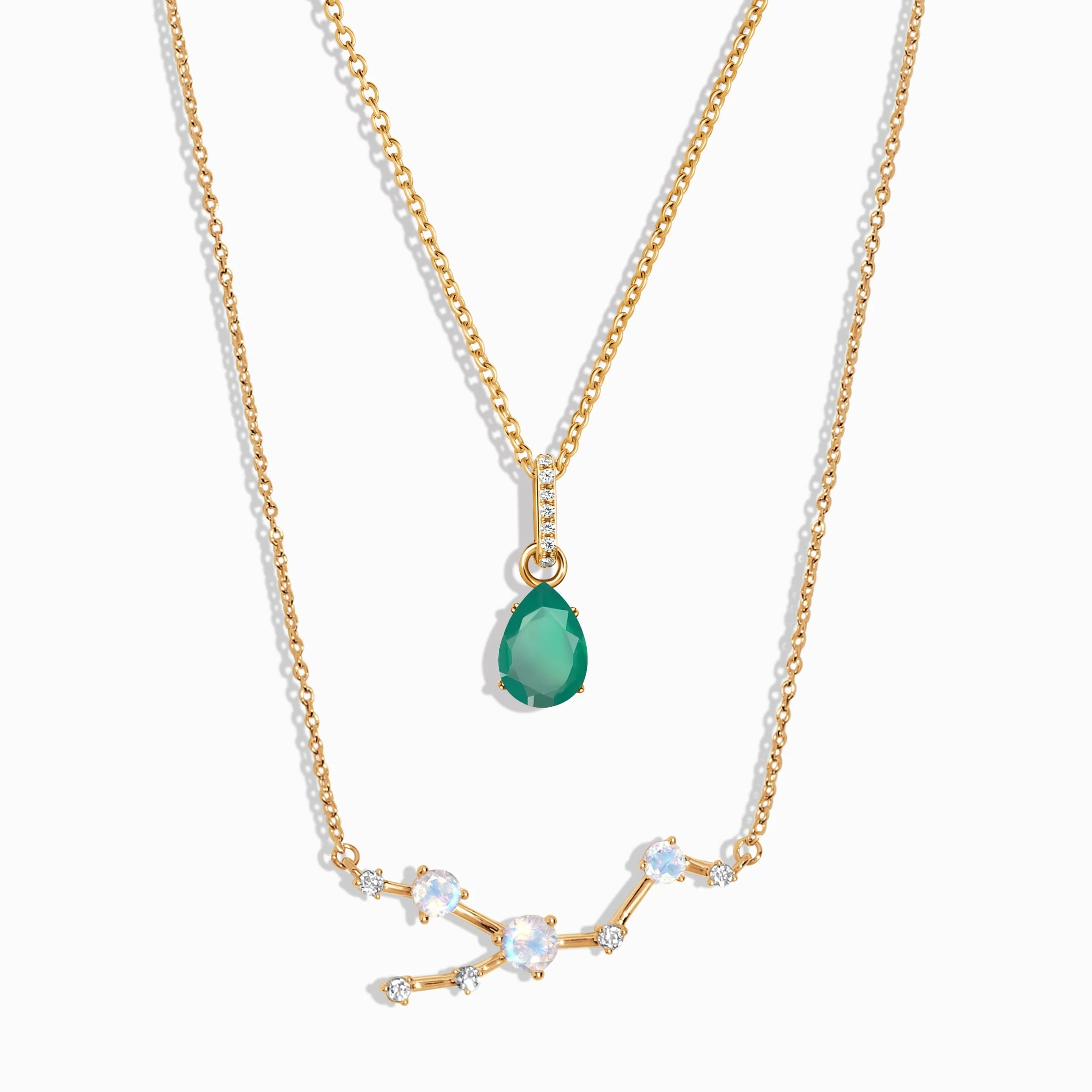 Taurus Zodiac & May Birthstone Necklaces - Image 5