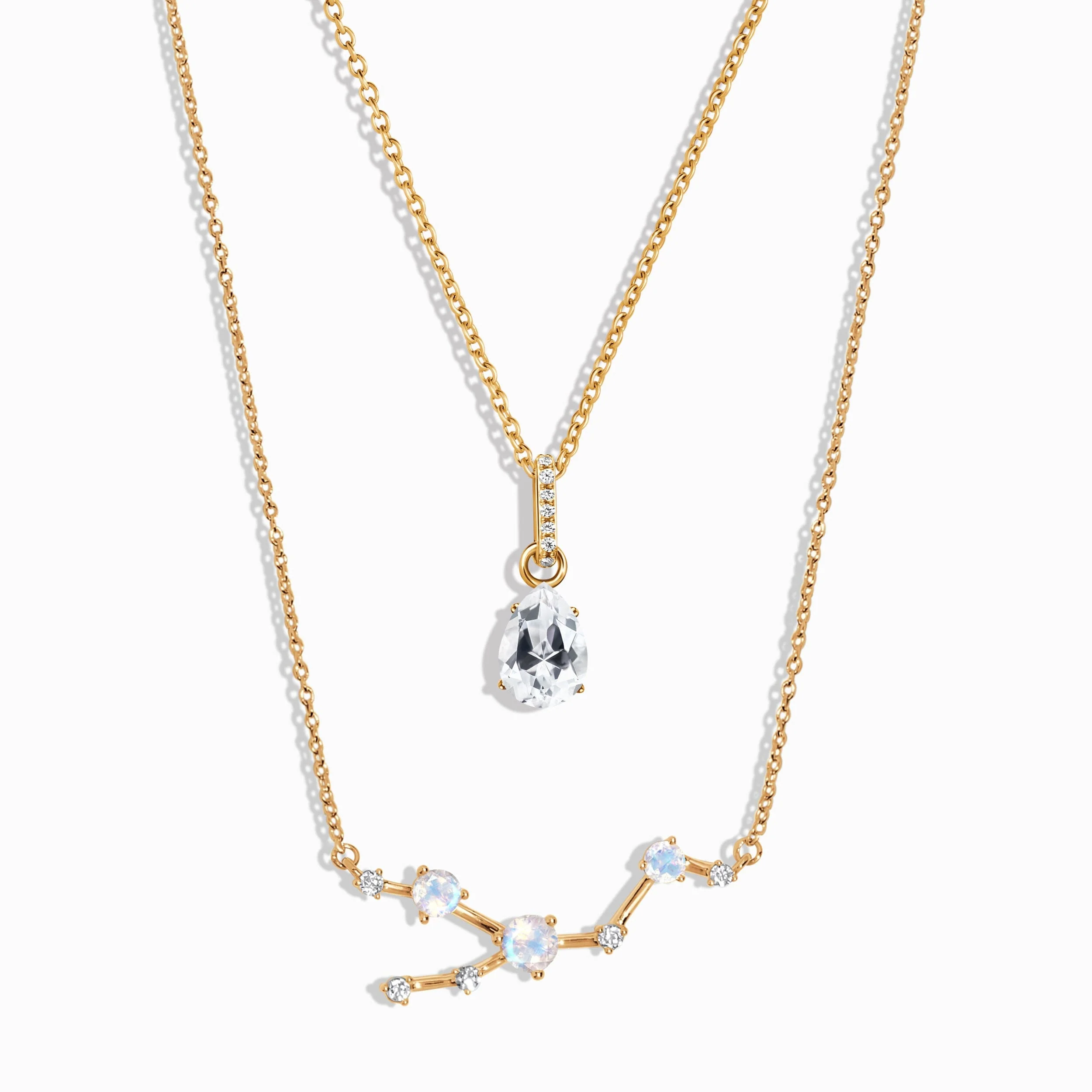 Taurus Zodiac & April Birthstone Necklaces - Image 5