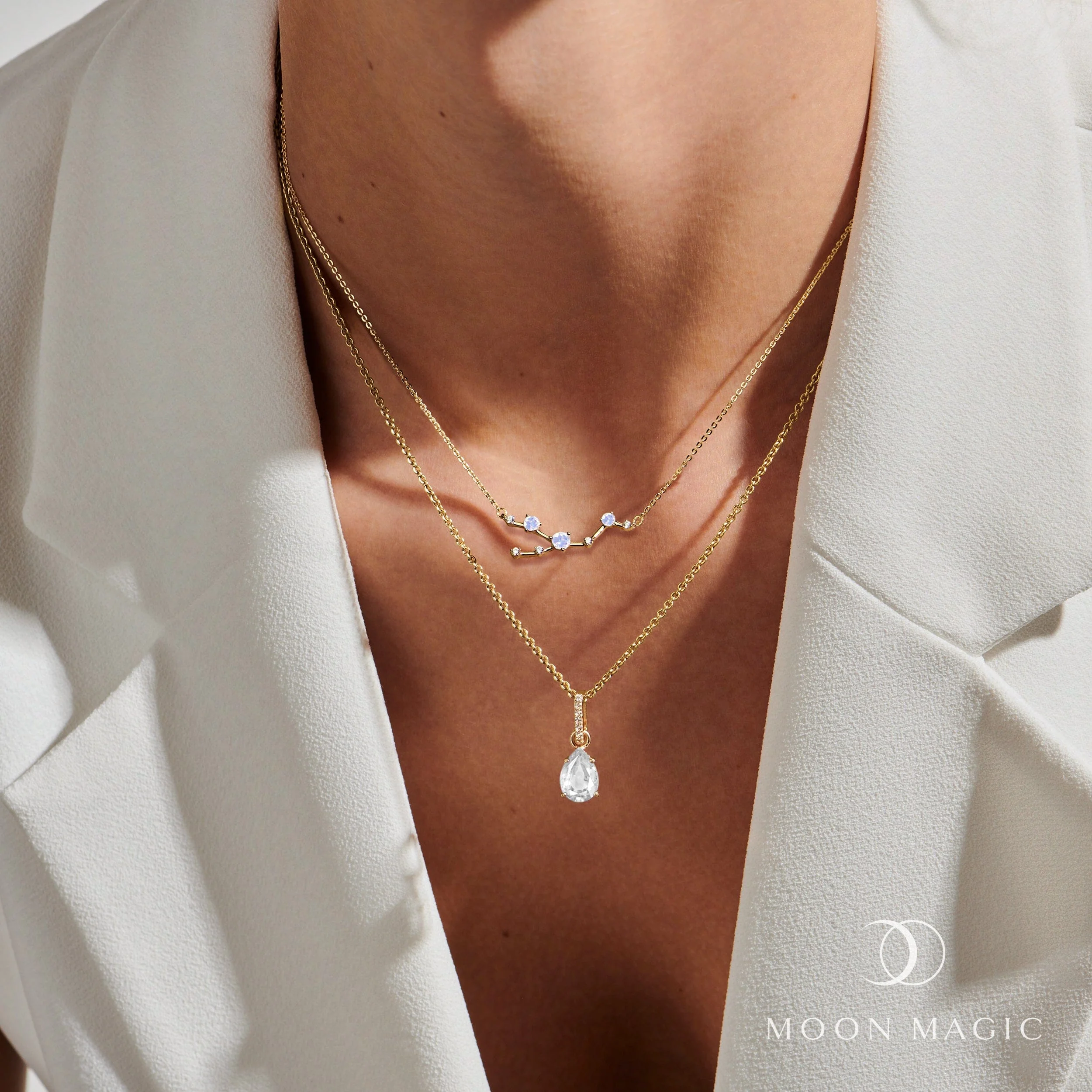Taurus Zodiac & April Birthstone Necklaces - Image 6